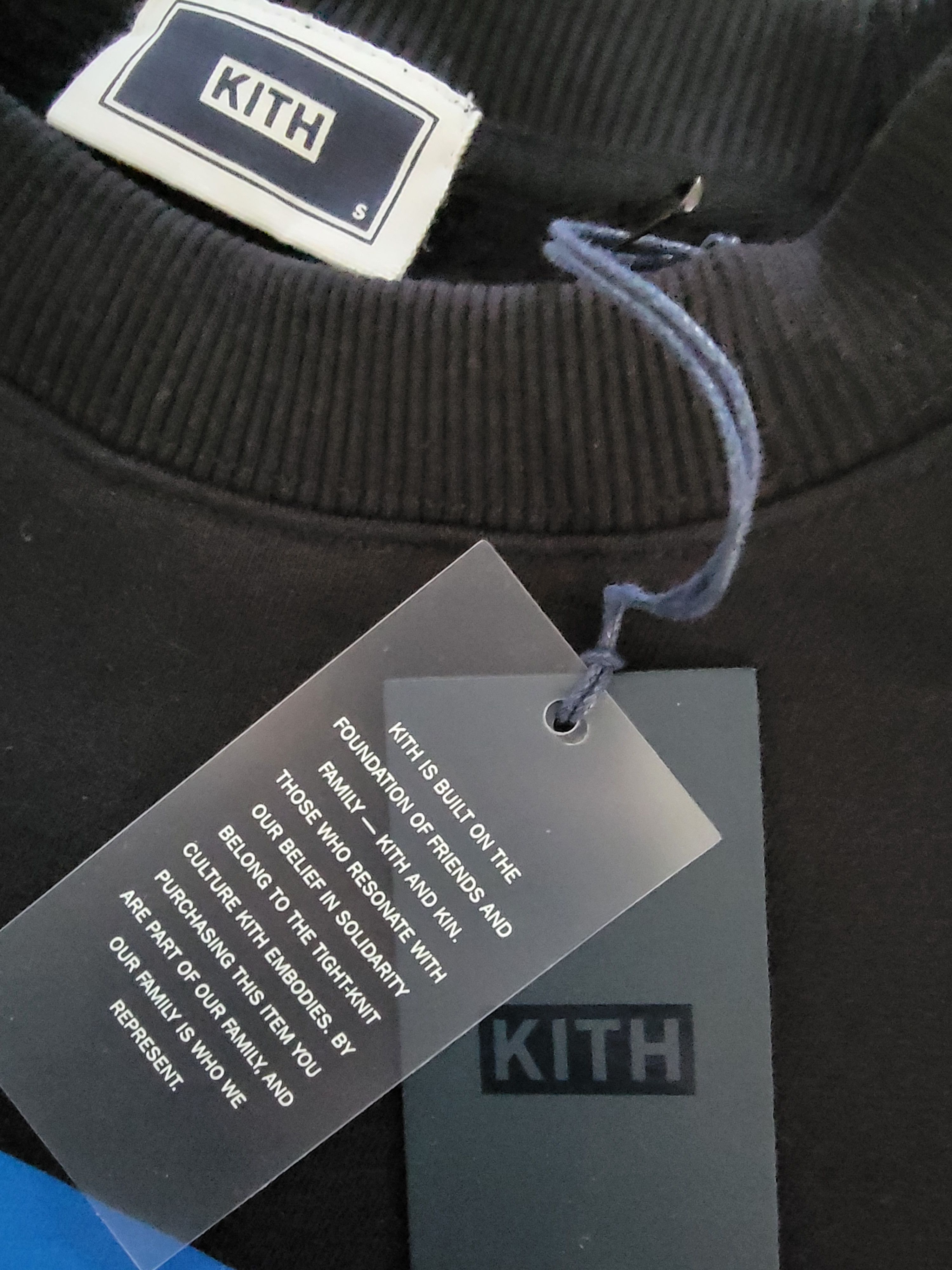 Kith Kith Shred Nelson Crewneck Sweater Black sz Small Size US S / EU 44-46 / 1 - 5 Thumbnail