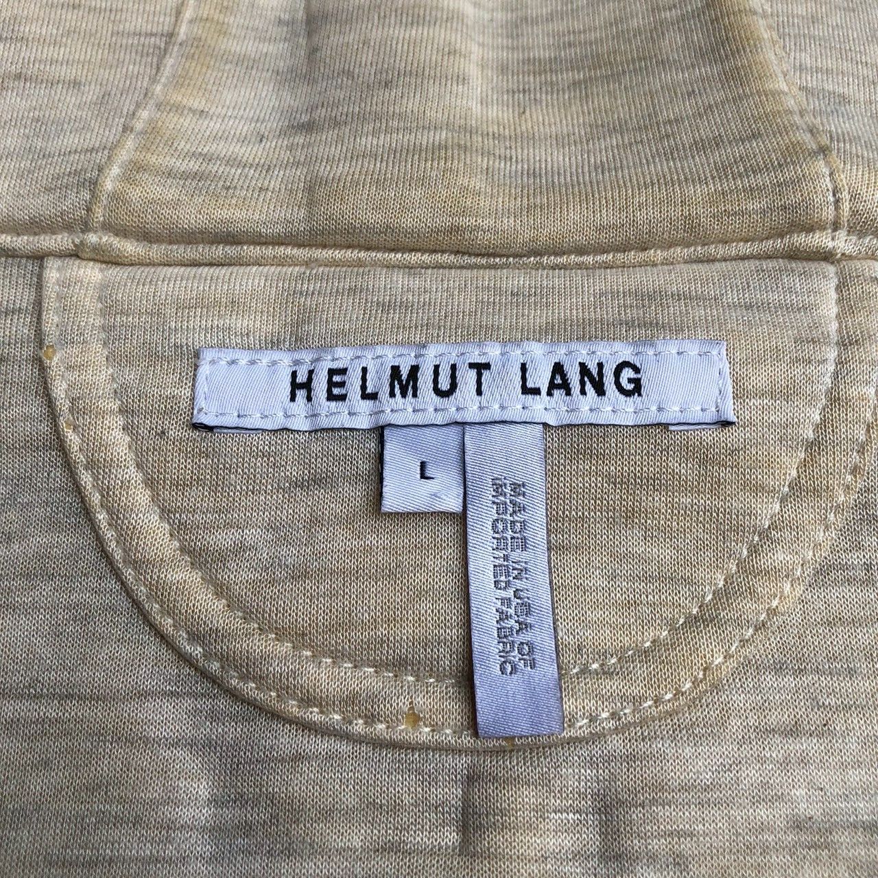 Helmut Lang Rare archival Helmut Lang Viscose zip hoodie from Fall 2006 Size US L / EU 52-54 / 3 - 7 Thumbnail