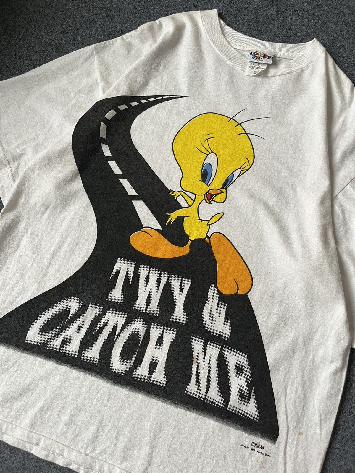 Vintage Looney Tunes Piolin Vintage 90s Size US XL / EU 56 / 4 - 2 Thumbnail