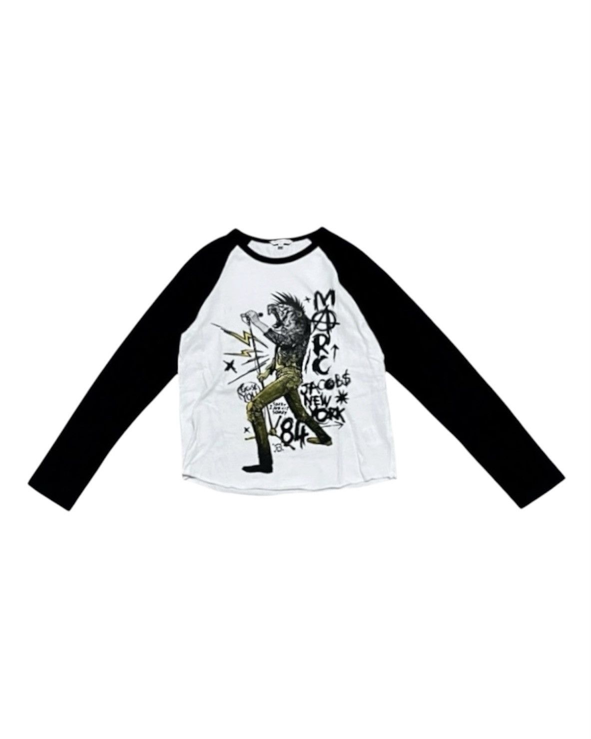 Marc by Marc Jacobs Marc Jacobs Punk Lion New York Big Print Long Sleeve Shirt Size XS / US 0-2 / IT 36-38 - 1 Thumbnail