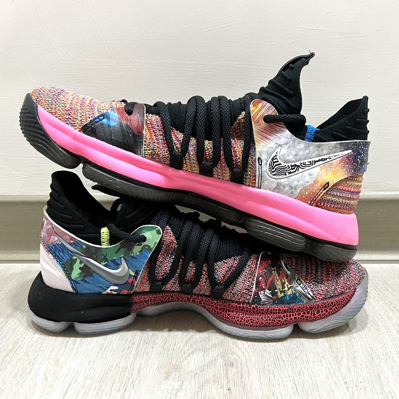 Nike Nike KD 10 What The KD PE 9.5 Size US 9.5 / EU 42-43 - 3 Thumbnail