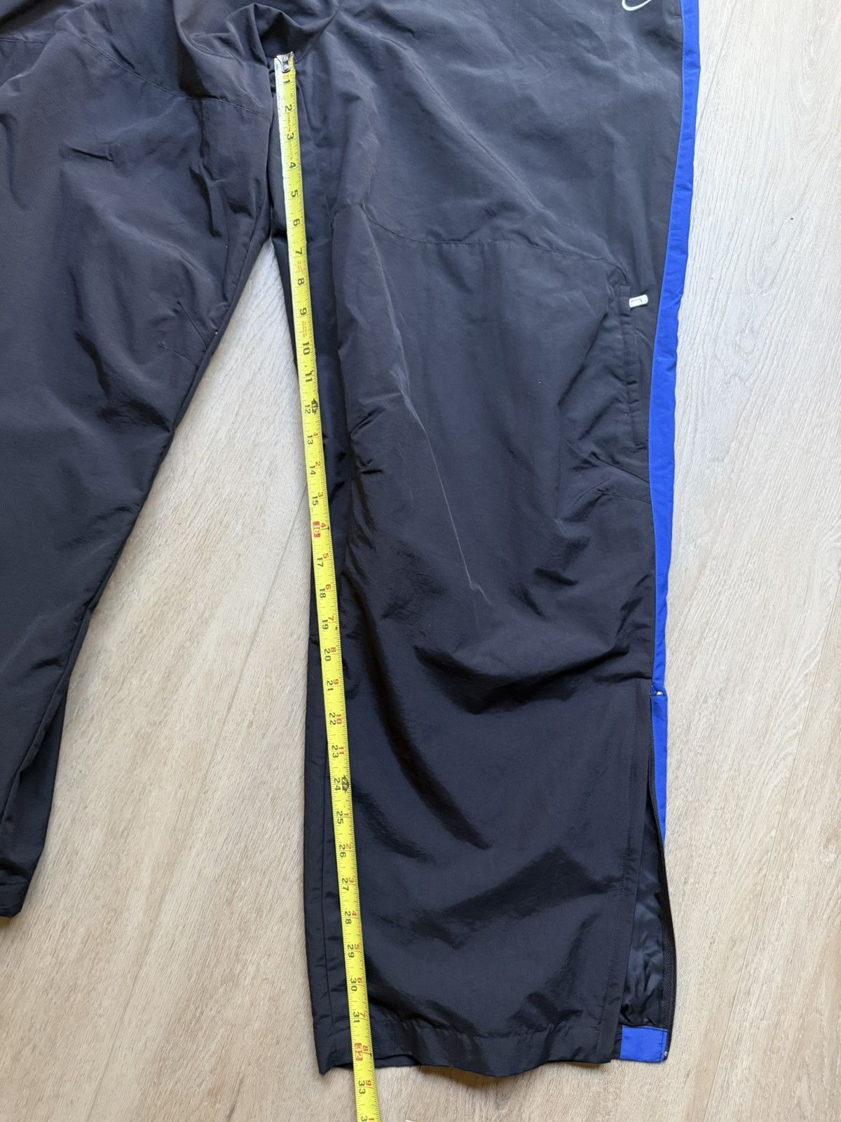Nike VTG Nike Lined Track Windbreaker Pant XXL Blue Y2K Size US 38 / EU 54 - 4 Thumbnail
