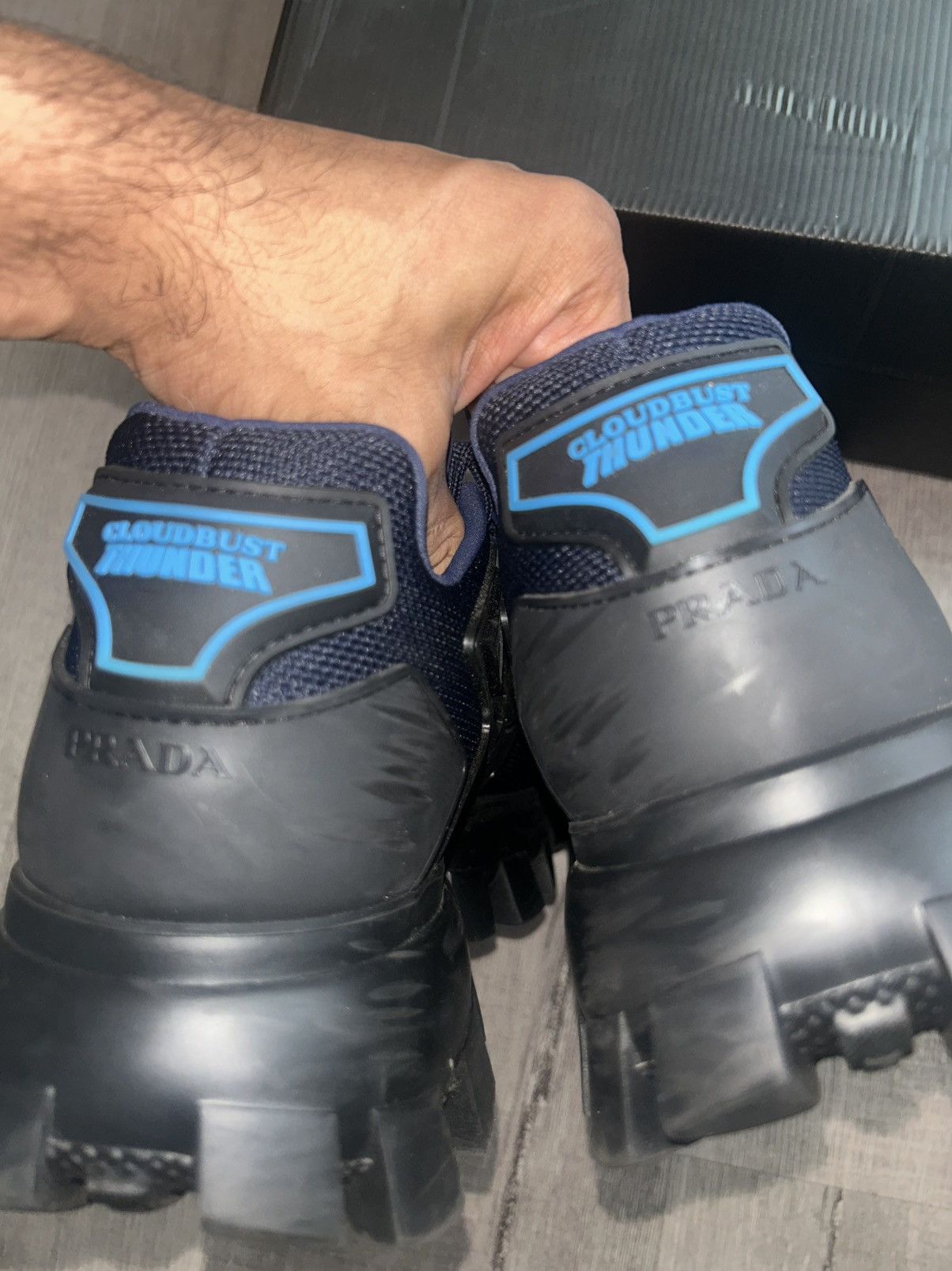 Prada Prada Cloudbust Thunder Navy/Black Sneakers Size 9.5 Size US 10 / EU 43 - 5 Thumbnail