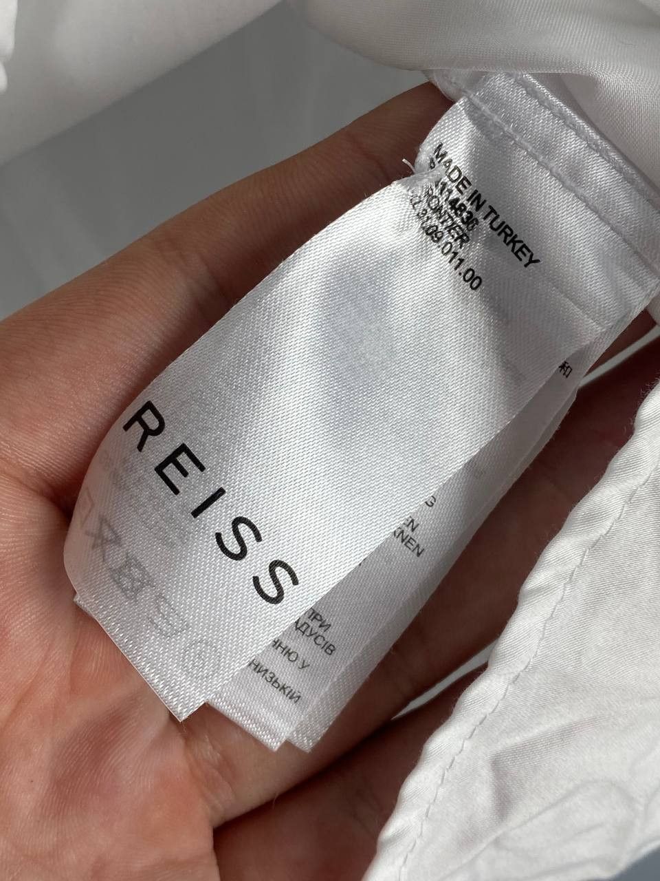 Reiss Luxury Reiss Wedding White Classic Dress Shirt Size US M / EU 48-50 / 2 - 7 Thumbnail
