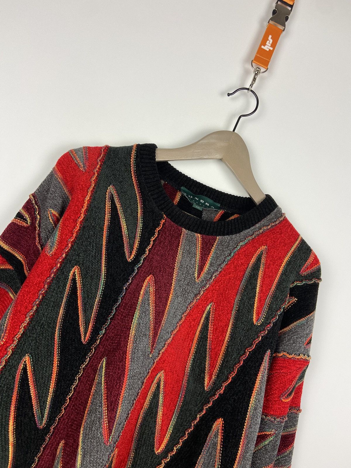 Tundra Vintage Tundra Coogi Style Men’s Knit 3D Textured Sweater Size US L / EU 52-54 / 3 - 8 Thumbnail
