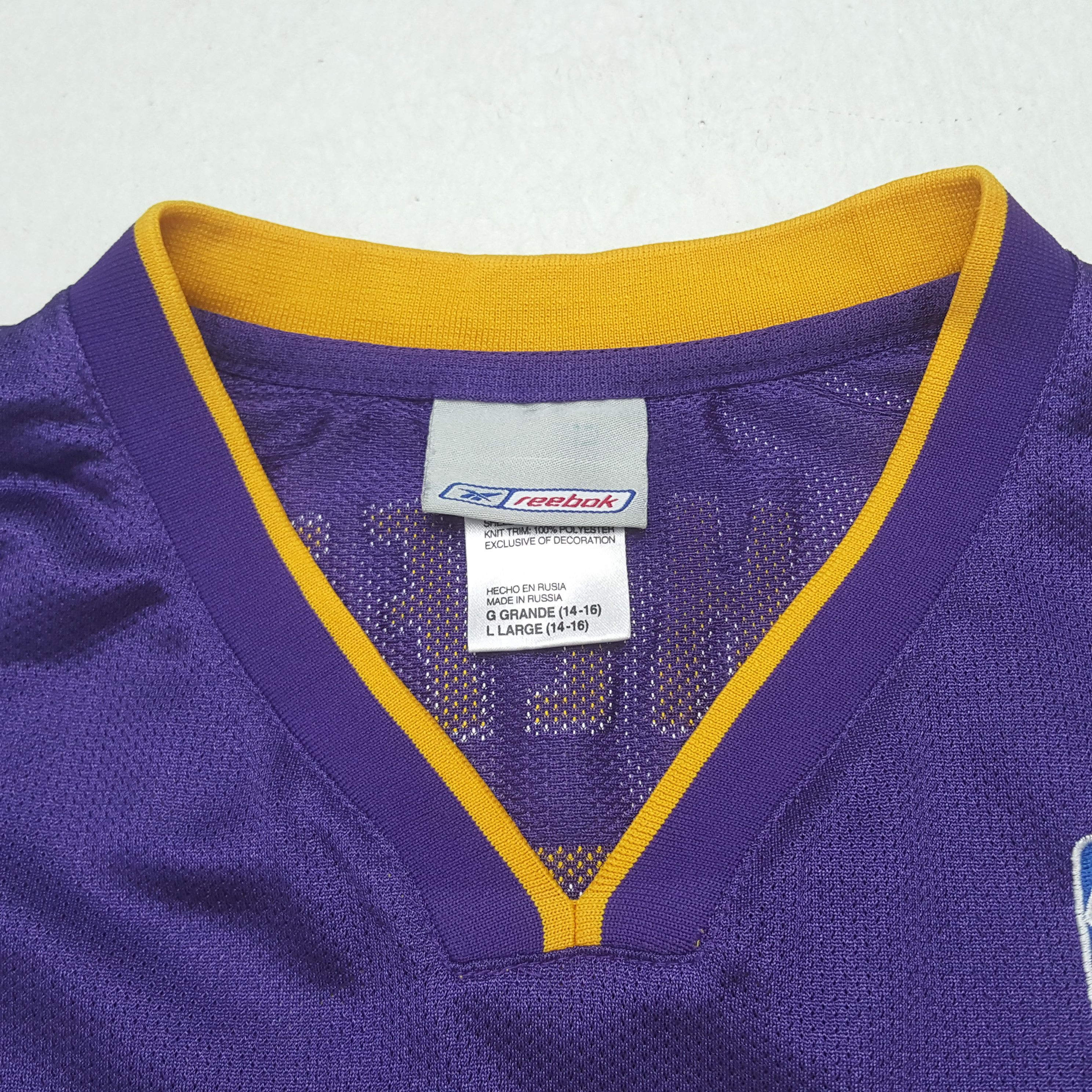 Reebok Vintage Reebok Lakers 8 Tank Jersey Shirt Size US L / EU 52-54 / 3 - 5 Thumbnail