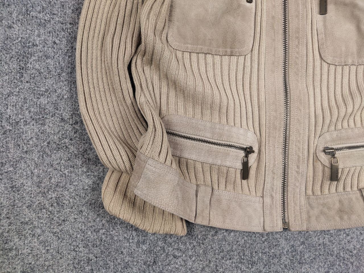 Hysteric Glamour Vtg Japan Hysteric Glamour Yamamoto Style ribbed Zip Sweater Size US S / EU 44-46 / 1 - 8 Thumbnail
