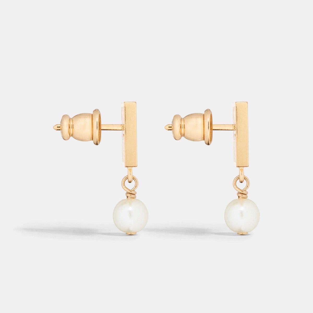 Dior o1bcso1str0126 Size:OS/Miss Dior Earrings in Golden/White Size ONE SIZE - 3 Thumbnail