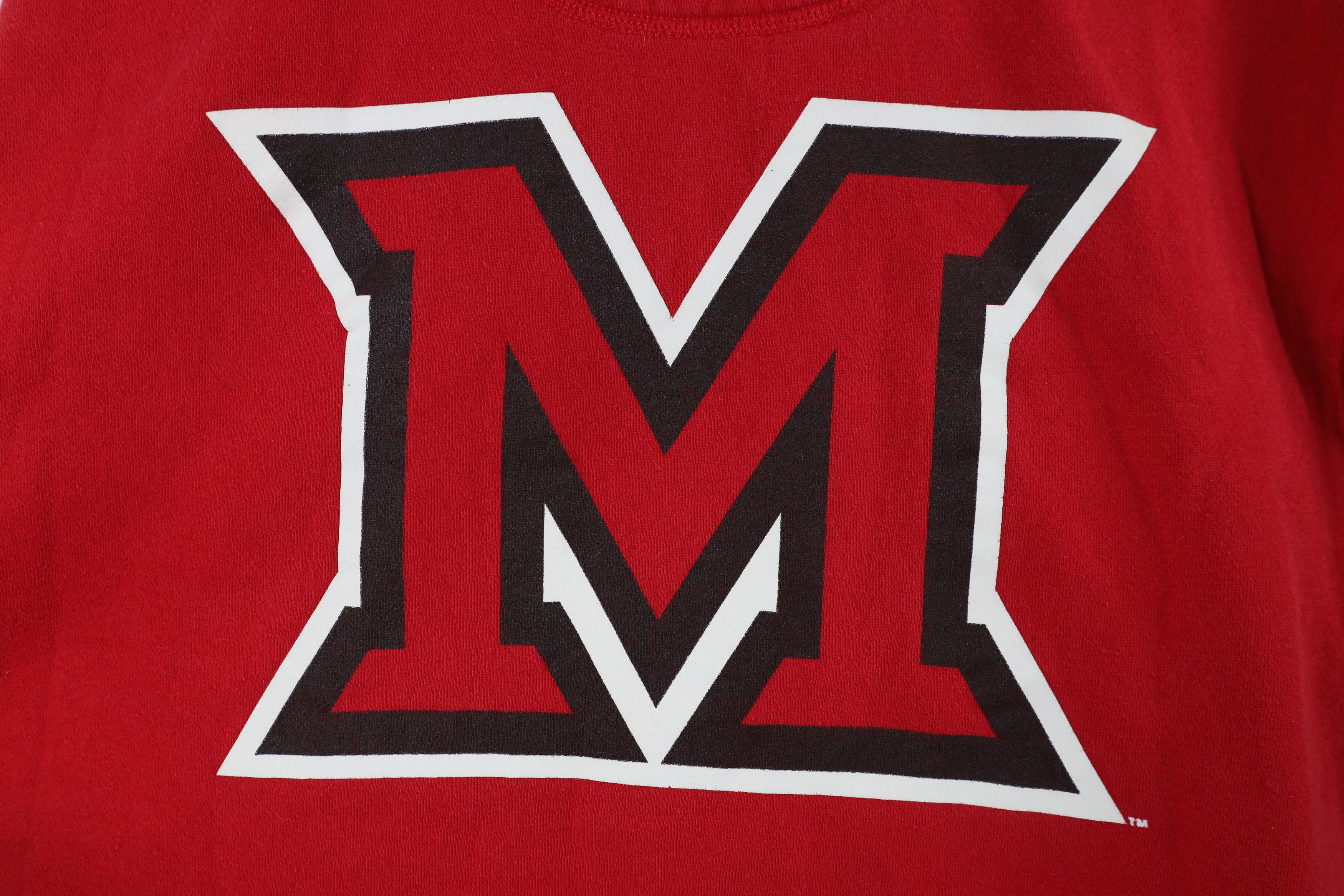 Vintage Vintage 90s University Ohio Half Zip Pullover Sweatshirt Red Size US L / EU 52-54 / 3 - 8 Thumbnail