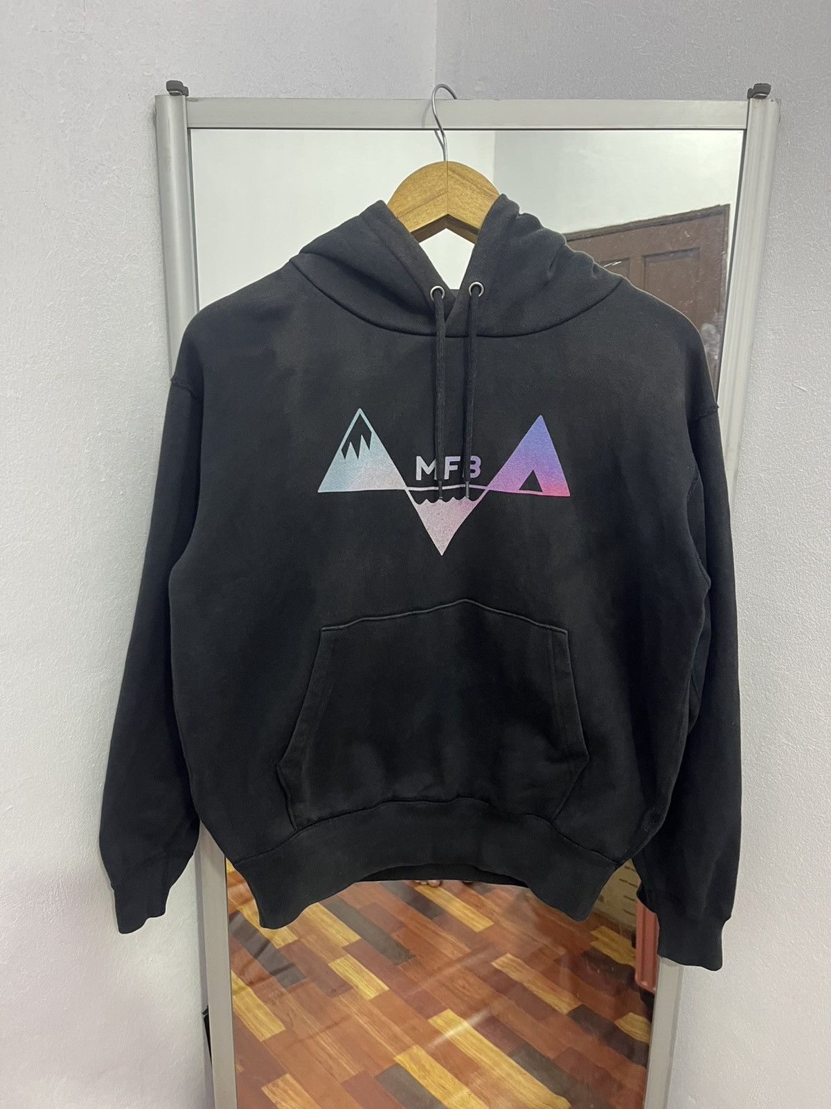 Japanese Brand MFB Miyaco Fishing Boy Gradient Logo Hoodie M Size US M / EU 48-50 / 2 - 1 Thumbnail
