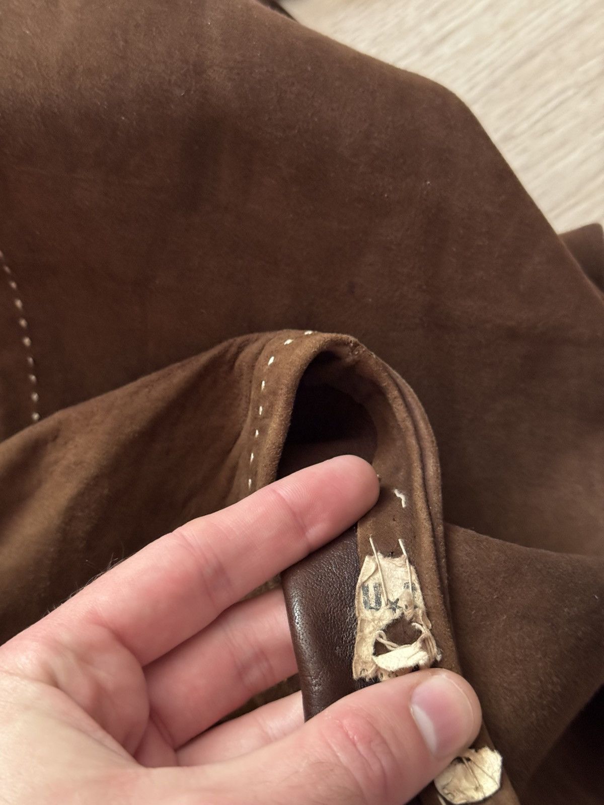 Cowboy Equipment Vintage 40’s WWII Genuine Leather Cowboy Western Vest Size US M / EU 48-50 / 2 - 8 Thumbnail