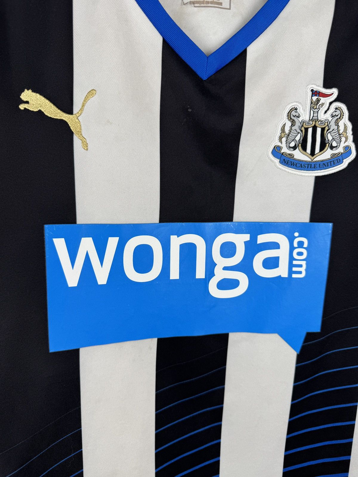Puma × Vintage Mens Vintage Puma Newcastle United FC T-shirt soccer jersey Size US M / EU 48-50 / 2 - 9 Thumbnail