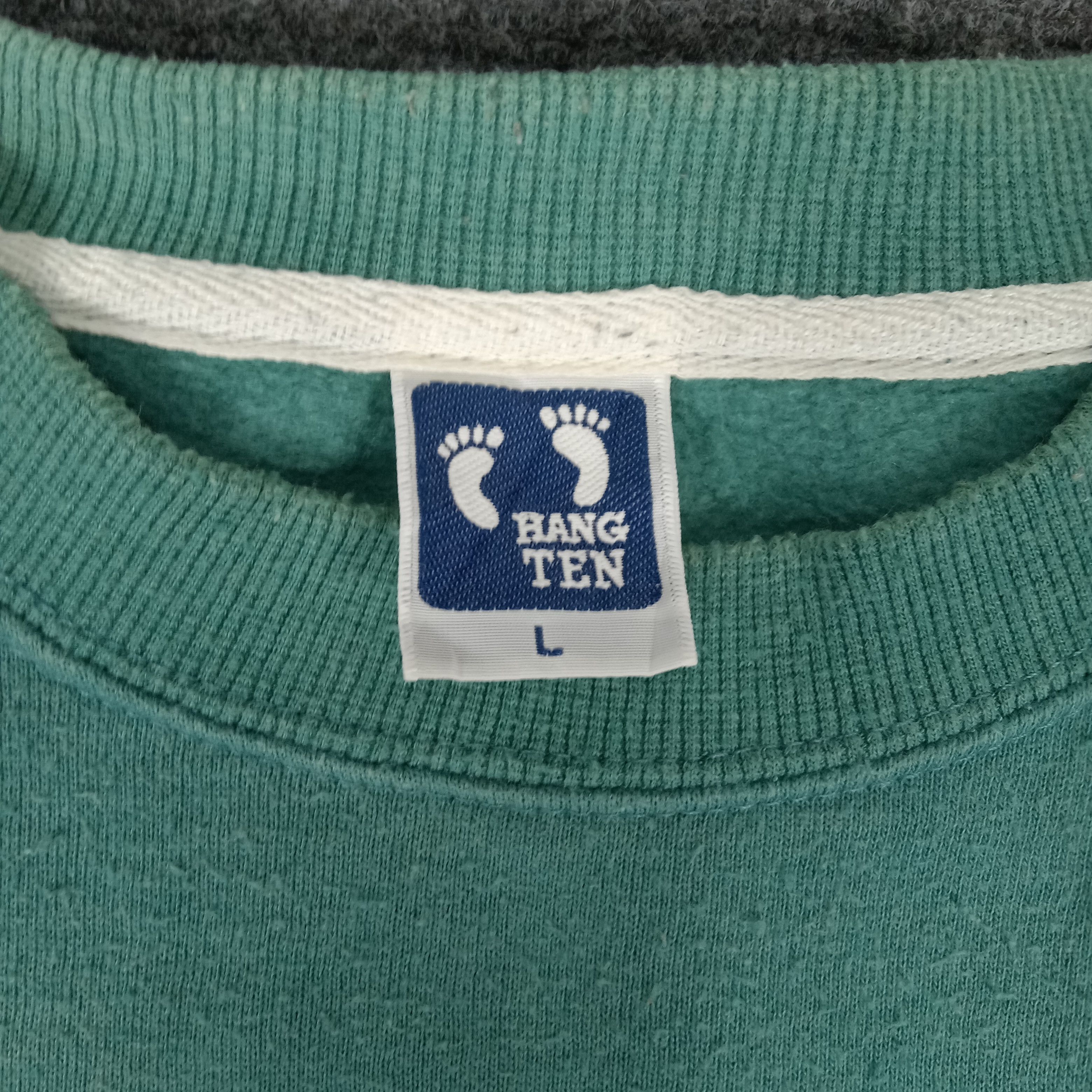Hang Ten × Vintage Hang Ten American Streetwear Style Sweatshirt Size US M / EU 48-50 / 2 - 3 Thumbnail
