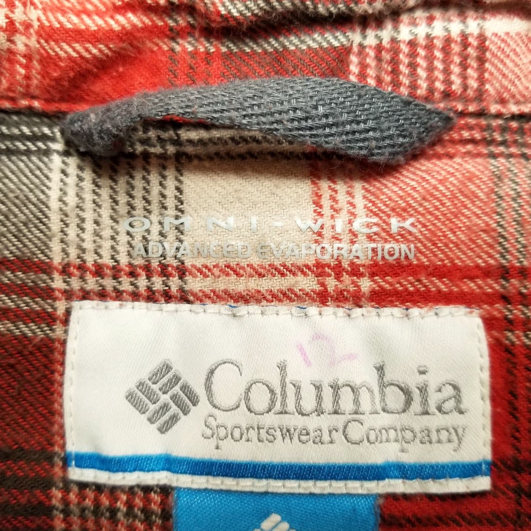 Vintage Columbia Shirt Mens M Red Flannel 100% Cotton Omni Wick Advance Evaporation Button-Up Long Sleeve Plaid Casual Mens Size US M / EU 48-50 / 2 - 6 Thumbnail