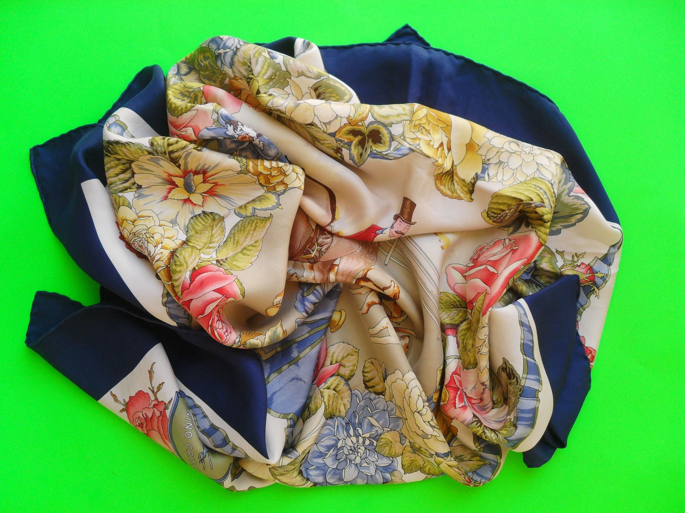 Other Tanino Crisci vintage square scarf Travel. Size ONE SIZE - 5 Thumbnail