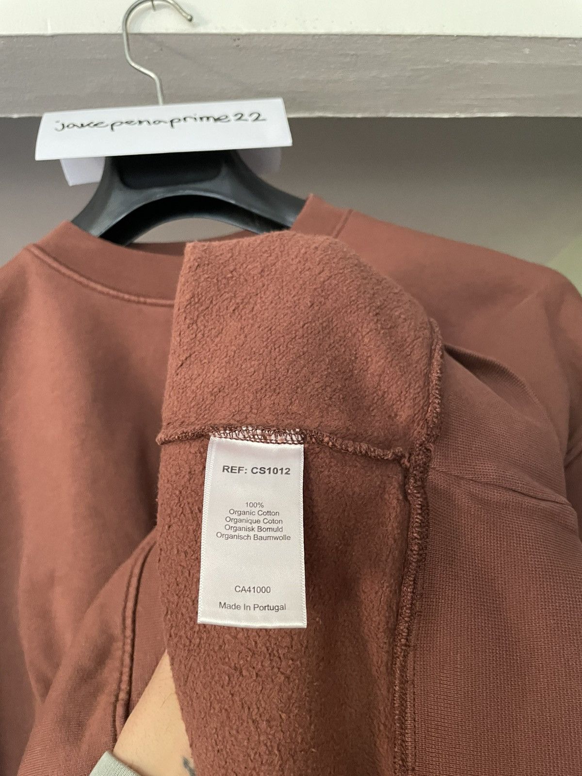 Colorful Standard Colorful Standard Oversized Sweatshirt Cinnamon Size US XS / EU 42 / 0 - 7 Thumbnail