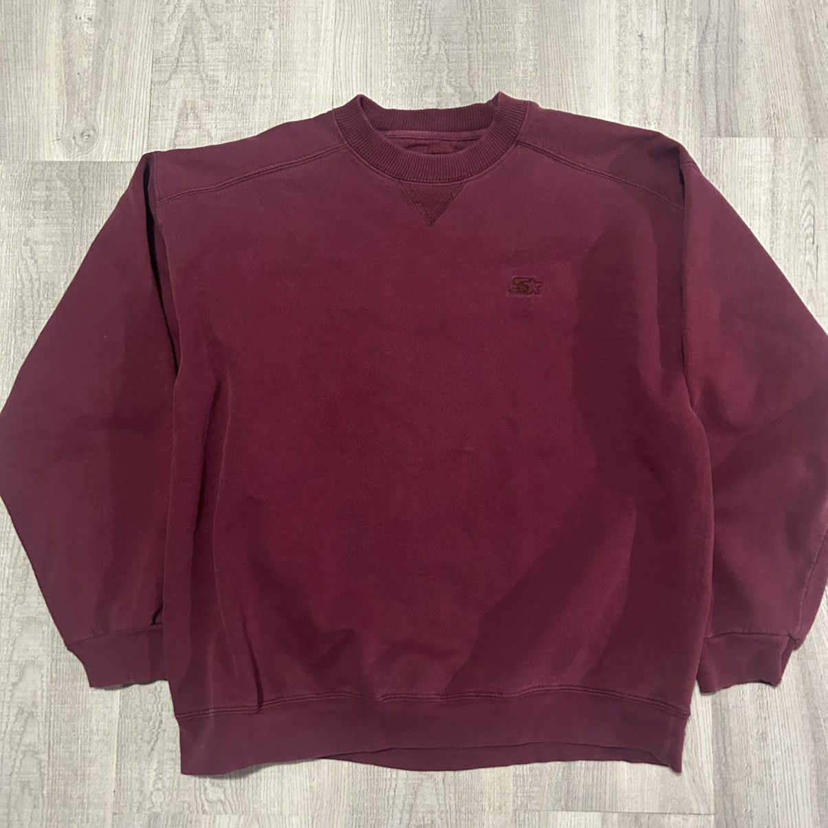 Starter × Vintage Vintage Maroon Starter Heavyweight Sweater Size US M / EU 48-50 / 2 - 1 Thumbnail