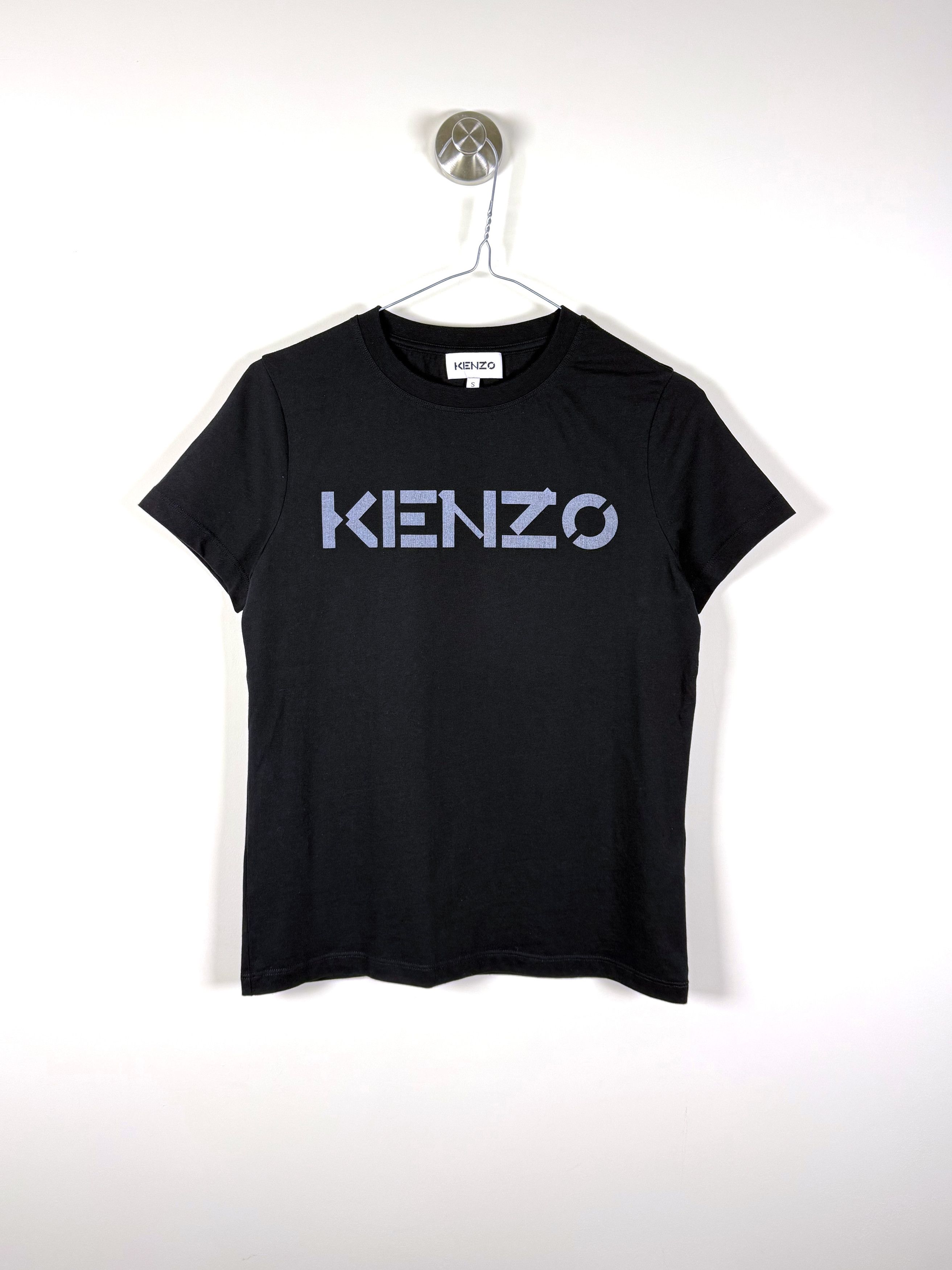 Kenzo Women's Kenzo Logo Black T-shirt (S) Size S / US 4 / IT 40 - 1 Thumbnail