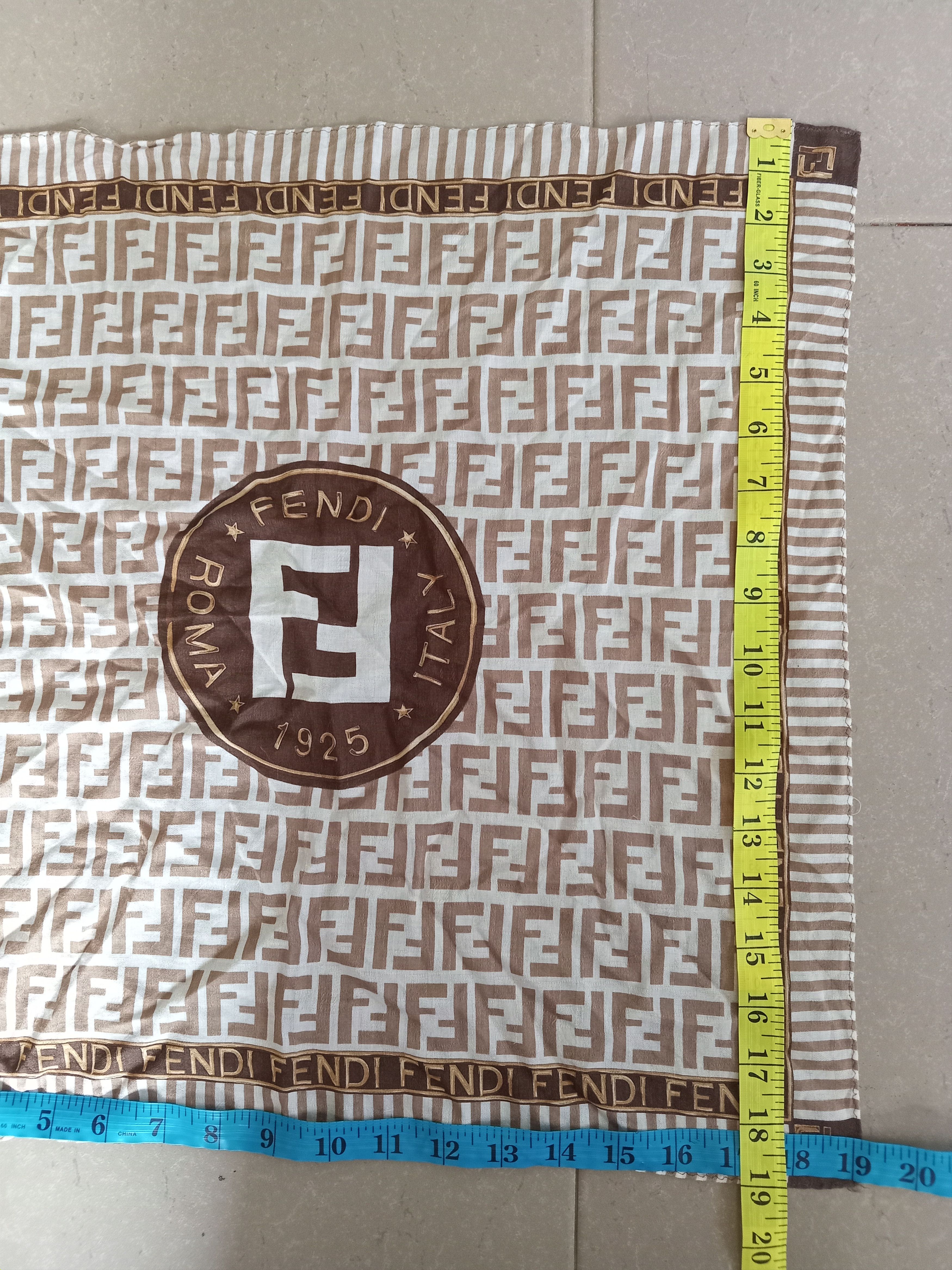 Fendi Fendi FullPrint Handkerchief Size ONE SIZE - 3 Thumbnail