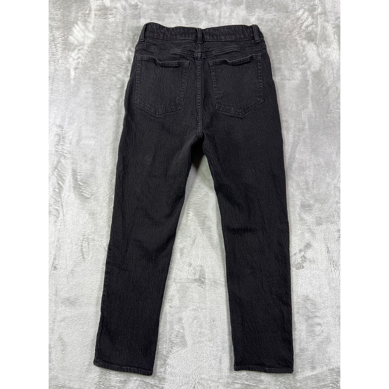 H&M H&M Women’s 10 Black Straight Leg Jeans Capsule Style Size 32" / US 10 / IT 46 - 4 Thumbnail