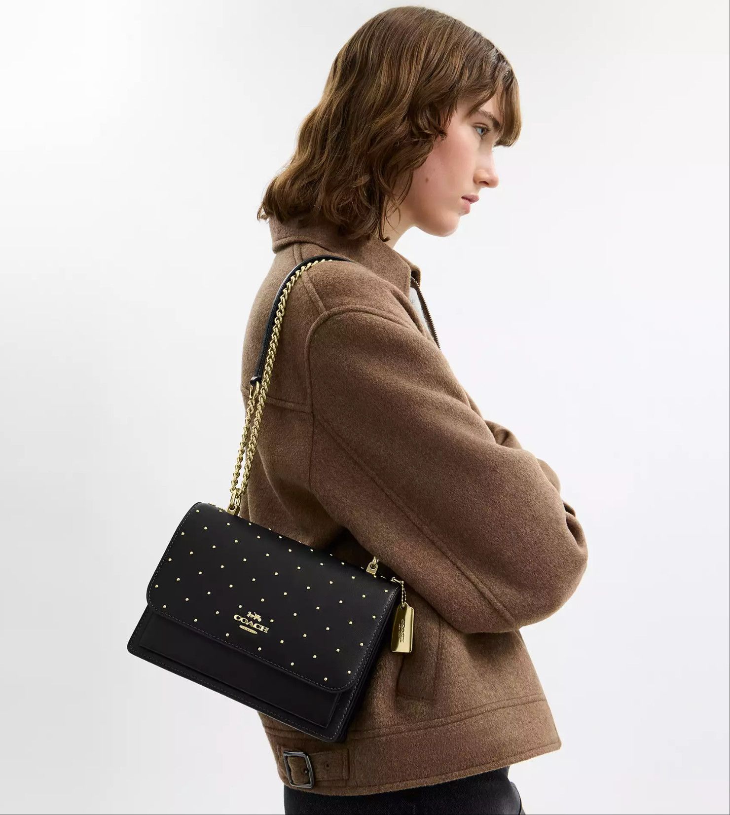 Coach Nwt coach Klare Crossbody Bag With Rivets CBH93 Size ONE SIZE - 9 Thumbnail