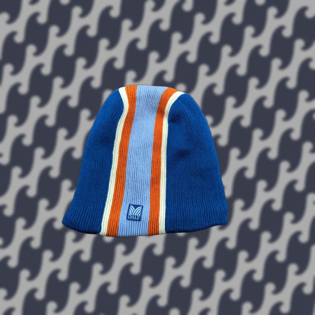 Dale Of Norway Dale of Norway Beanie Hat One Size Wool Knitted Insulated Blue Striped Multicolor Knit Casual Unisex Adults Mens Womens Boys Girls Size ONE SIZE - 1 Thumbnail