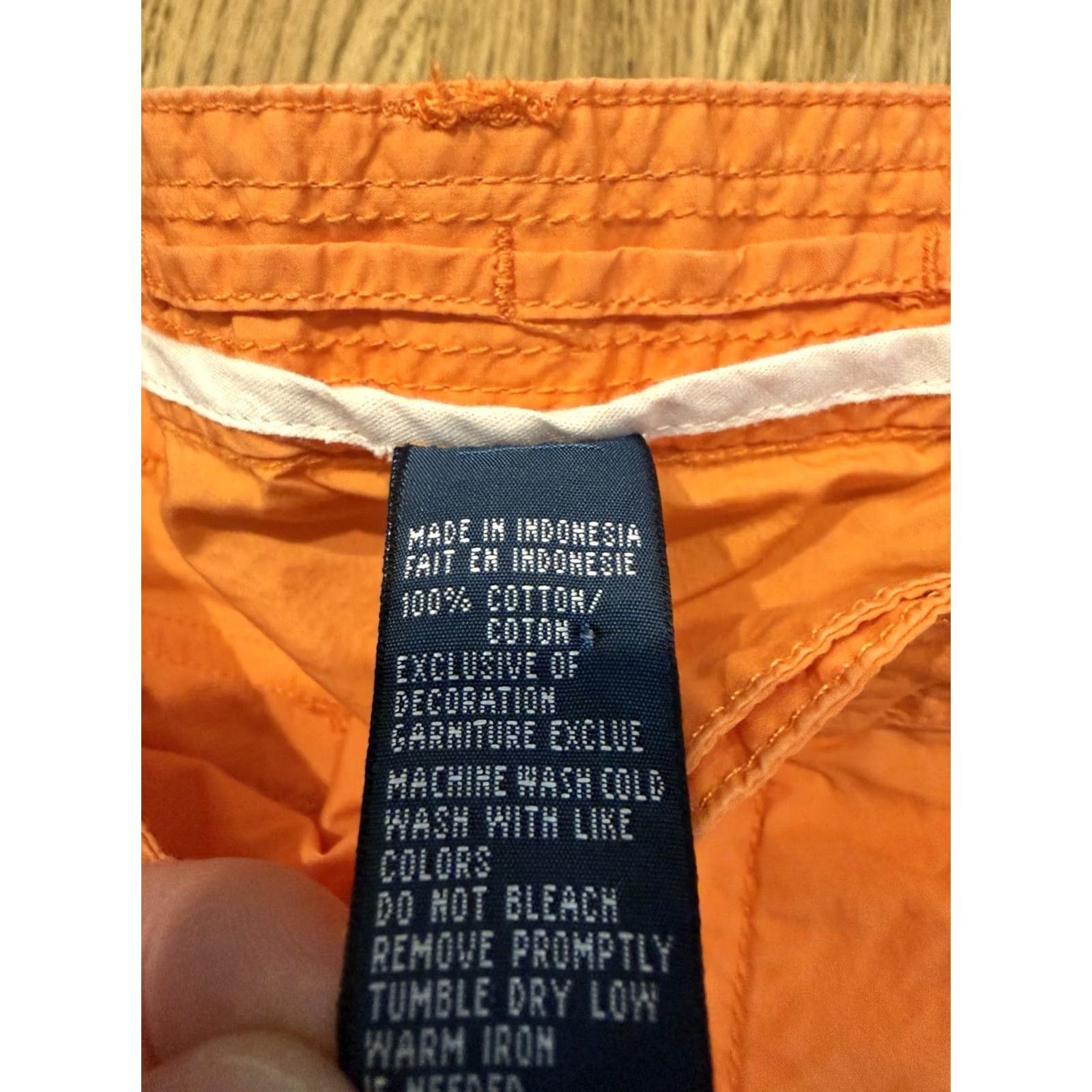 Polo Ralph Lauren VINTAGE Polo Ralph Lauren Cargo Shorts Men’s 34 Orange Lightweight Cotton 90s Army Casual Cargo Shorts Mens Orange Cotton Size US S / EU 44-46 / 1 - 5 Thumbnail
