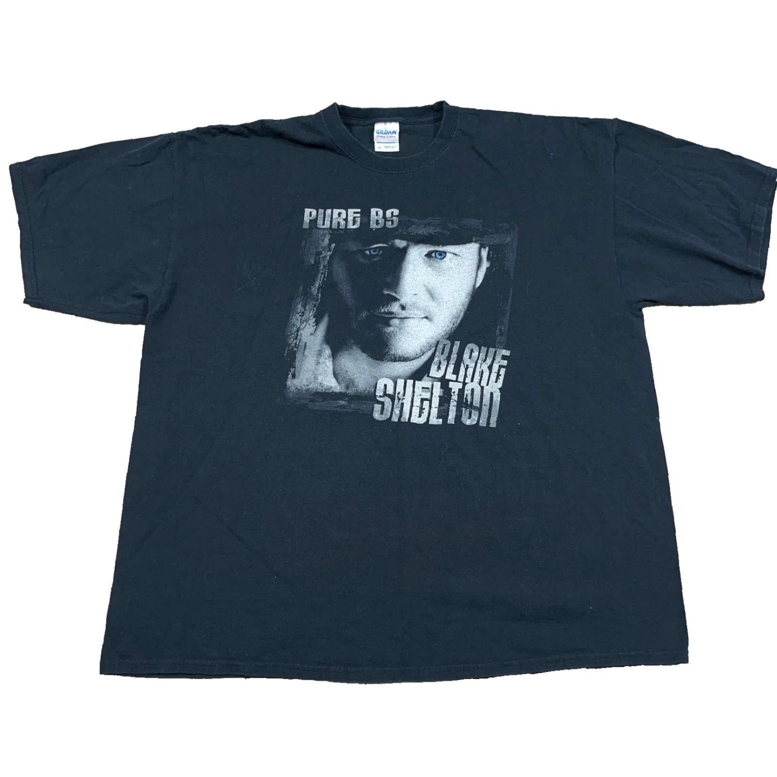 Gildan VINTAGE Blake Shelton Shirt Men 2XL Black T-Shirt Band Graphic Print Crew Neck Short Sleeve Gildan Size US XXL / EU 58 / 5 - 2 Thumbnail