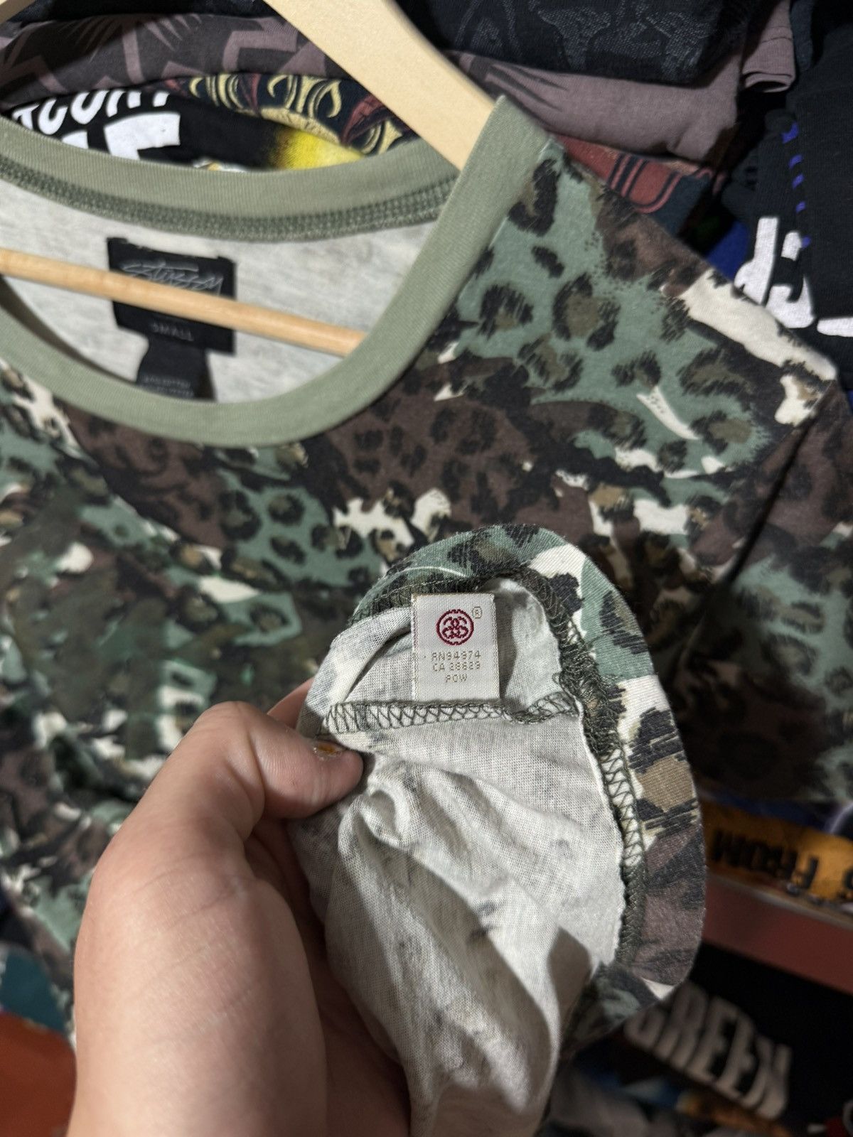 Stussy Rare Stussy Camouflage Skate Gang T-Shirt Y2K Hype Size S / US 4 / IT 40 - 6 Thumbnail