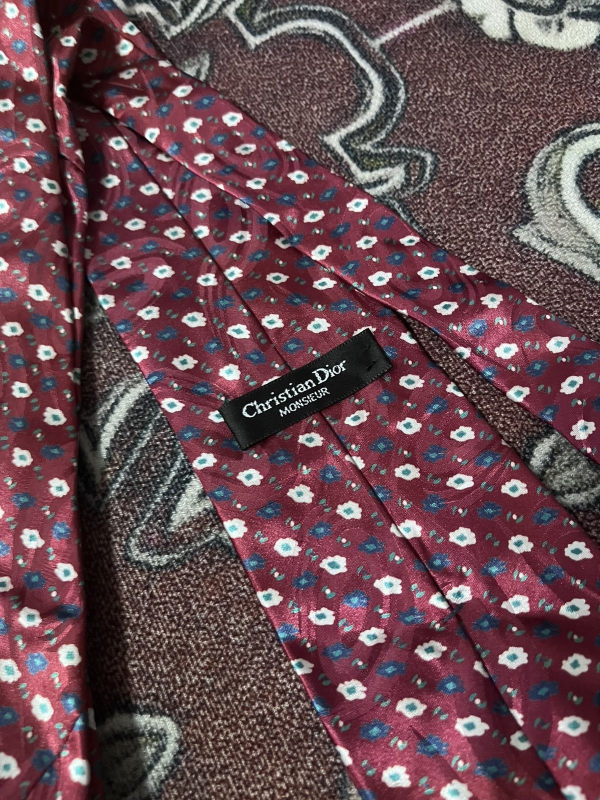 Christian Dior Monsieur × Designer × Vintage Christian Dior Monsieur Neck Tie Size ONE SIZE - 3 Thumbnail