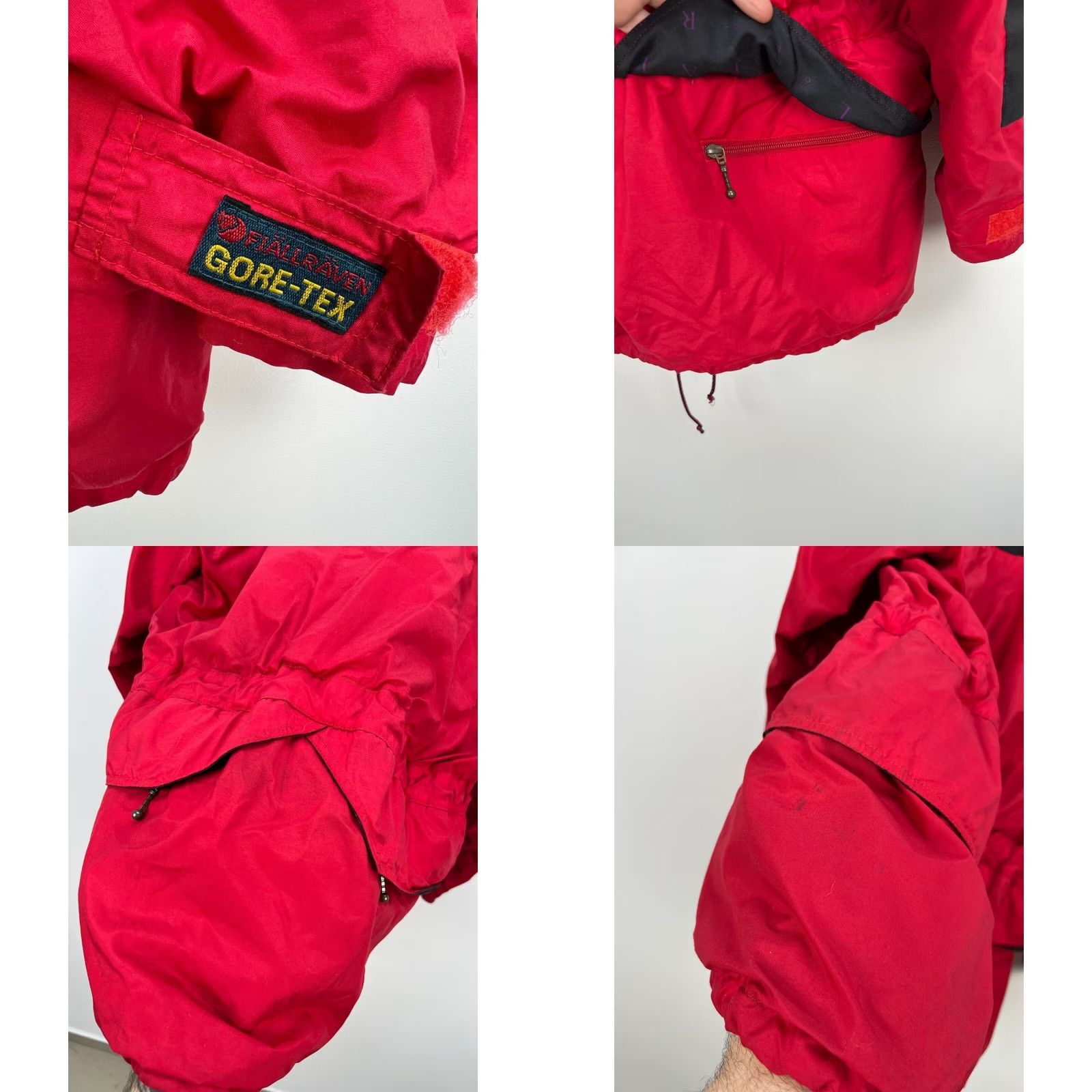 Vintage Fjällräven Vintage Gore-Tex Jacket Mens Size M Red 90s Windbreaker Jacket Mens M Vintage Size US M / EU 48-50 / 2 - 10 Thumbnail