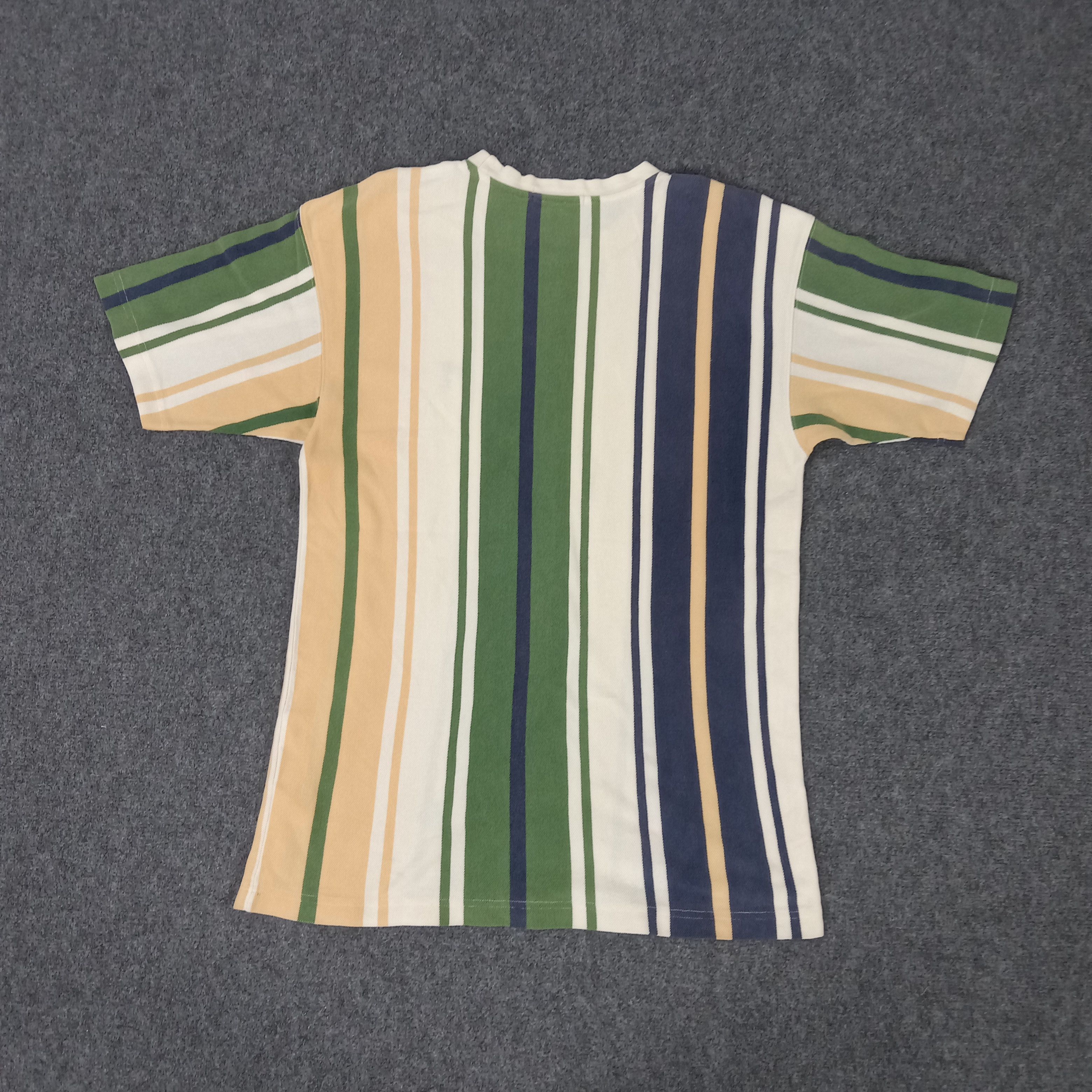 Vintage × Yves Saint Laurent Yves Saint Laurent Italian Brand Stripes Tshirt Size US M / EU 48-50 / 2 - 4 Thumbnail