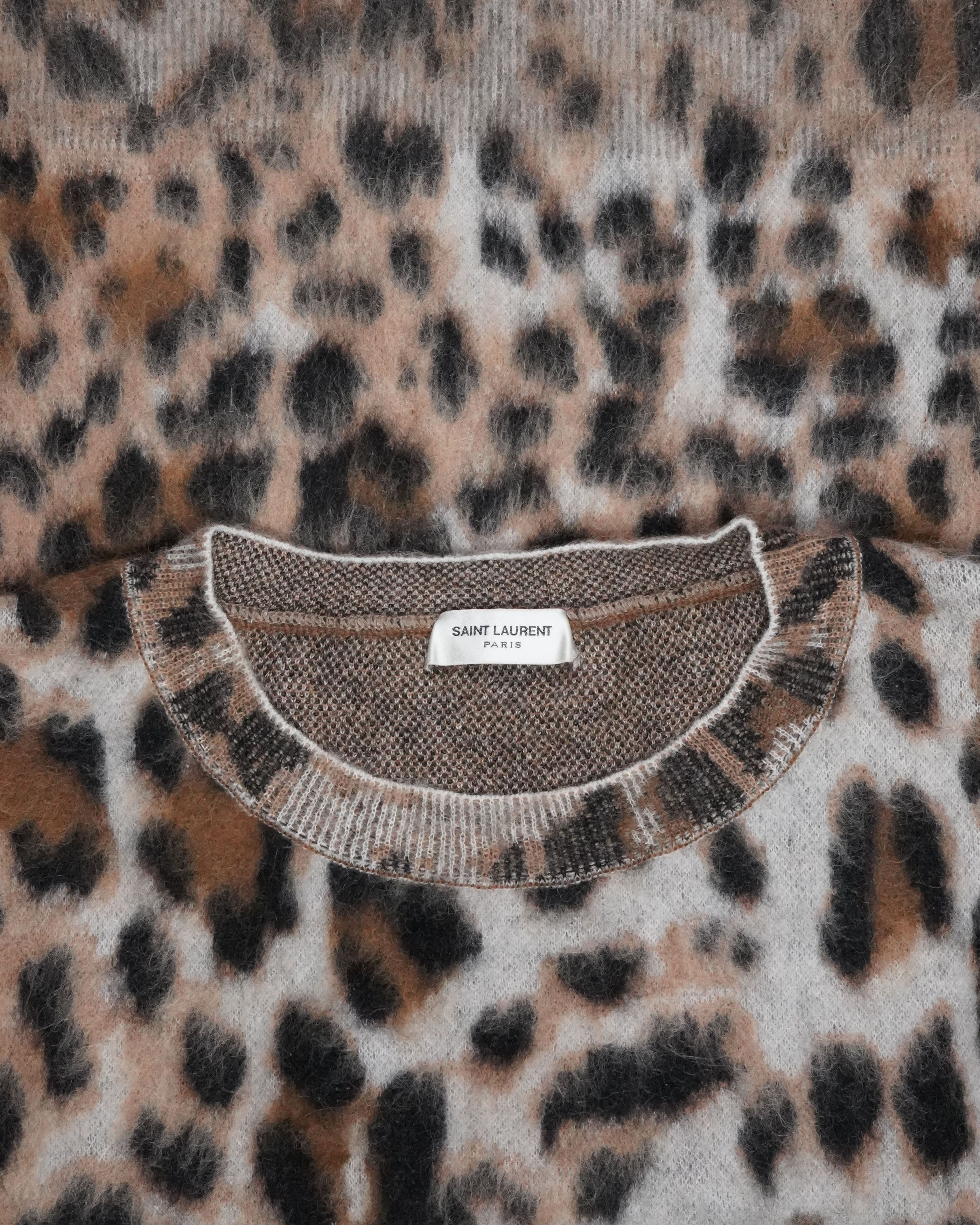 Saint Laurent Paris Saint Laurent Leopard Sweater - FW18 Size US S / EU 44-46 / 1 - 5 Thumbnail
