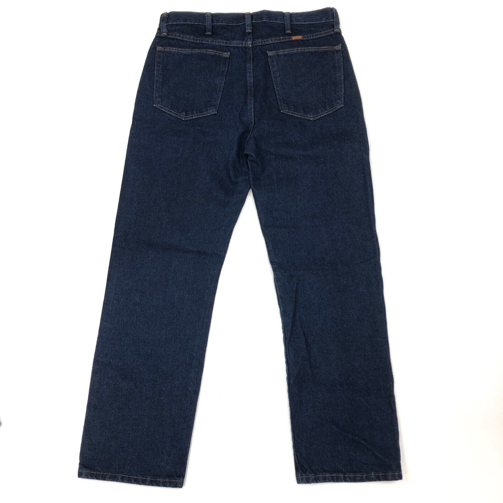 Rustler rustler regular fit straight leg dark wash blue jeans Size US 34 / EU 50 - 5 Thumbnail