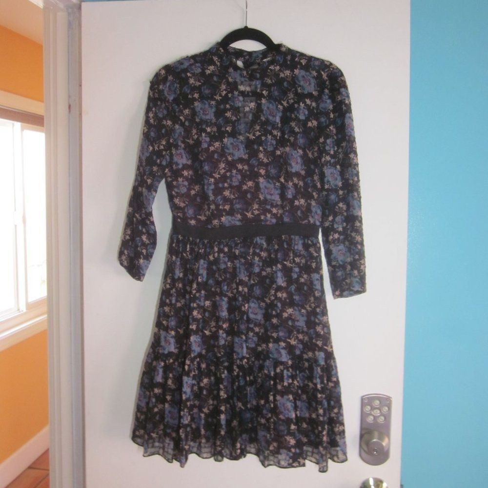 Rebecca Taylor Rebecca Taylor Floral Solstice Silk Dress Size 2 Size XS / US 0-2 / IT 36-38 - 3 Thumbnail