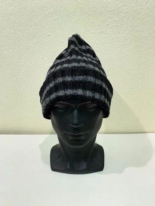 Japanese Brand × Uniqlo Japanese Brand Uniqlo Stripe Beanie Hat Size ONE SIZE - 2 Thumbnail