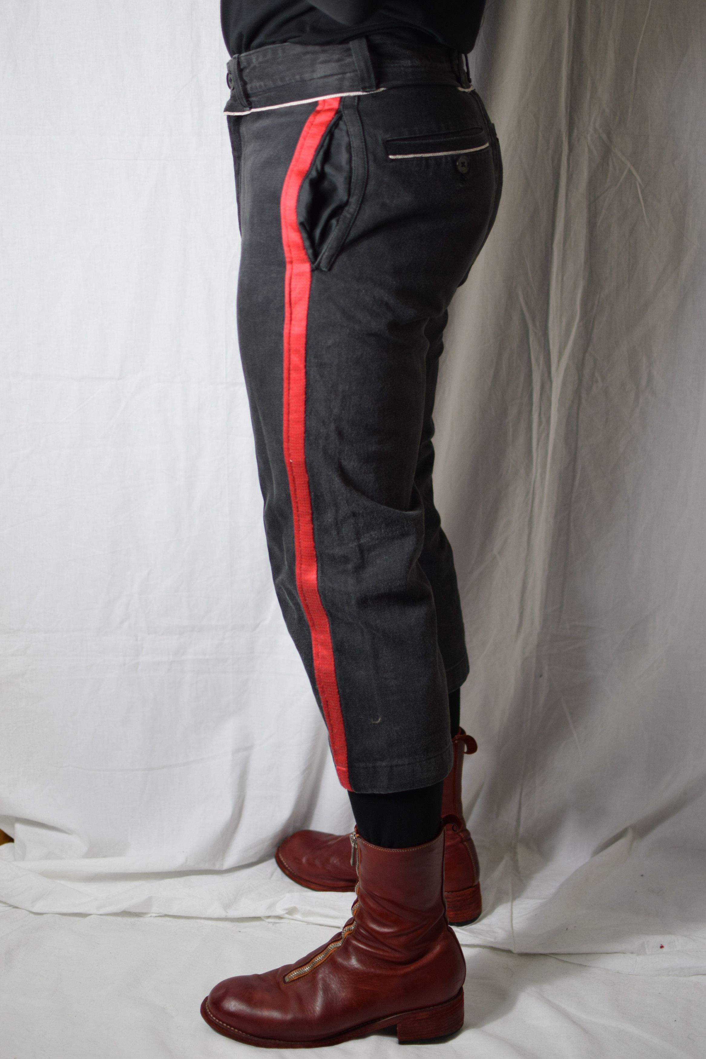 Yohji Yamamoto YYPH Red Stripe Denim Pants - HX-P45-992 Size US 30 / EU 46 - 6 Thumbnail