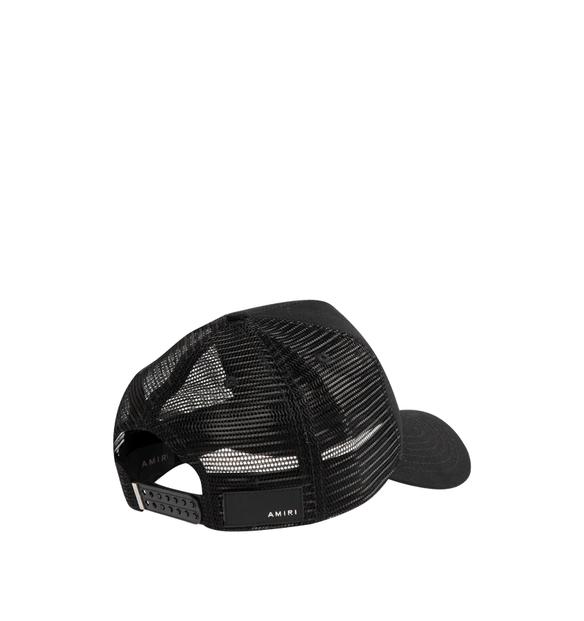 Amiri o1h1sh11225 Size: OS/3 Star Trucker Hat in Black Size ONE SIZE - 2 Thumbnail