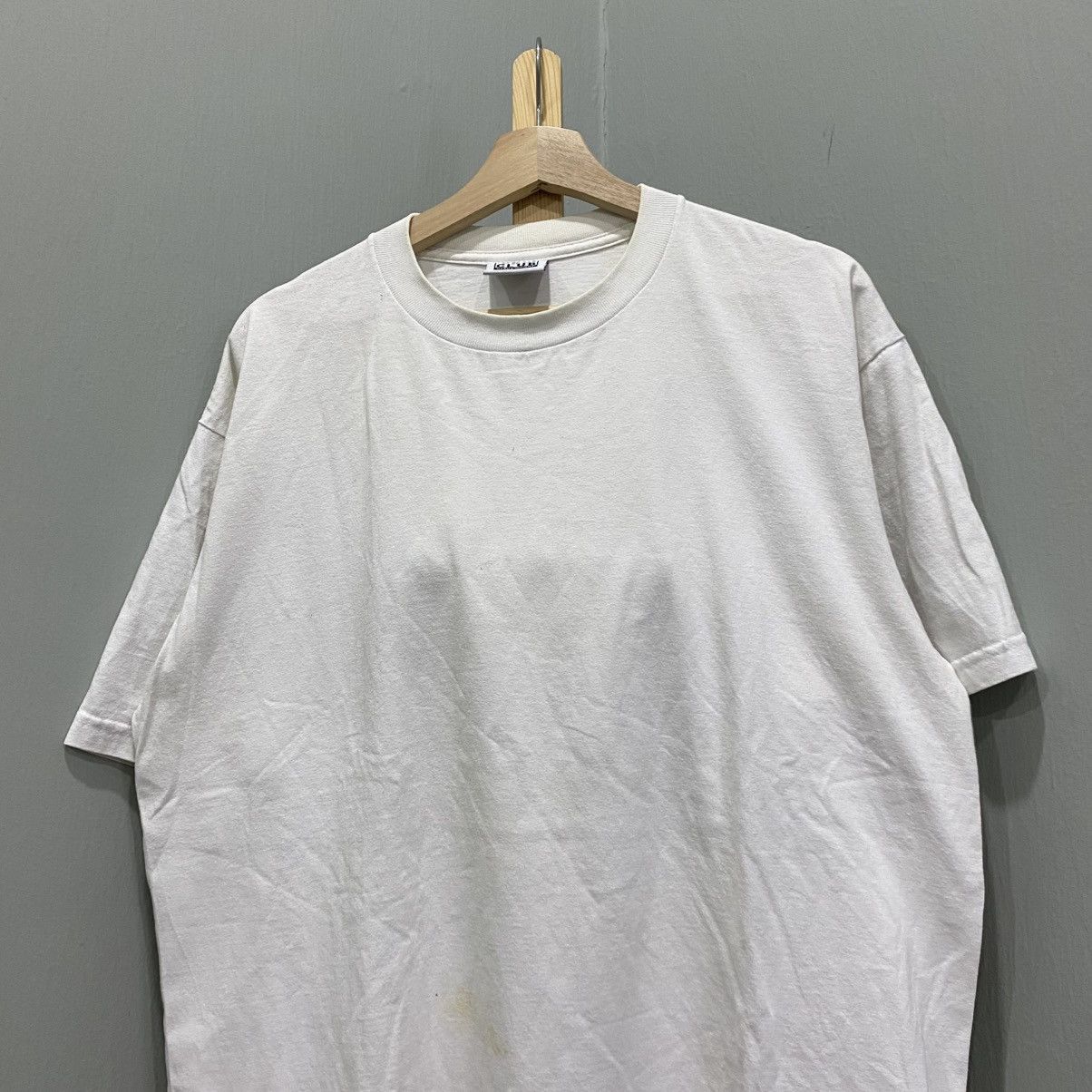 Rap Tees PRO CLUB Heavyweight White T-Shirt - Oversized Fit - XL Size US XL / EU 56 / 4 - 3 Thumbnail