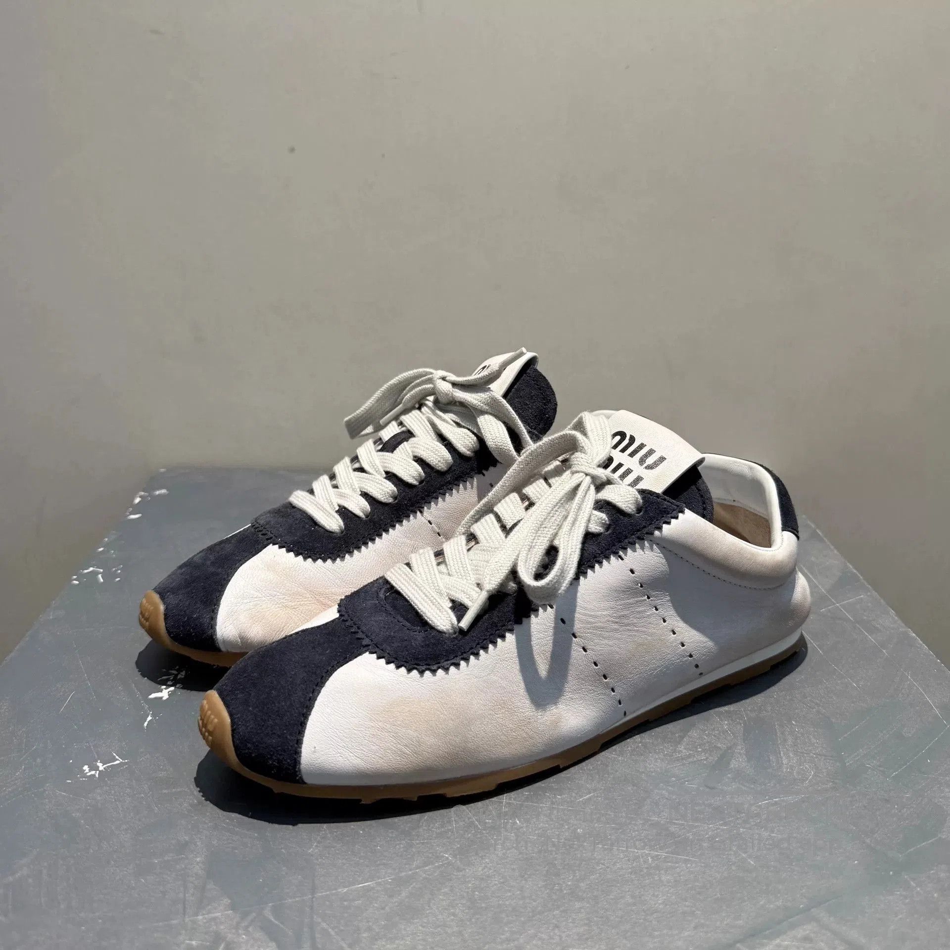 Miu Miu Miu Miu Panda Colorway Sneakers. Size US 8.5 / IT 38.5 - 1 Thumbnail