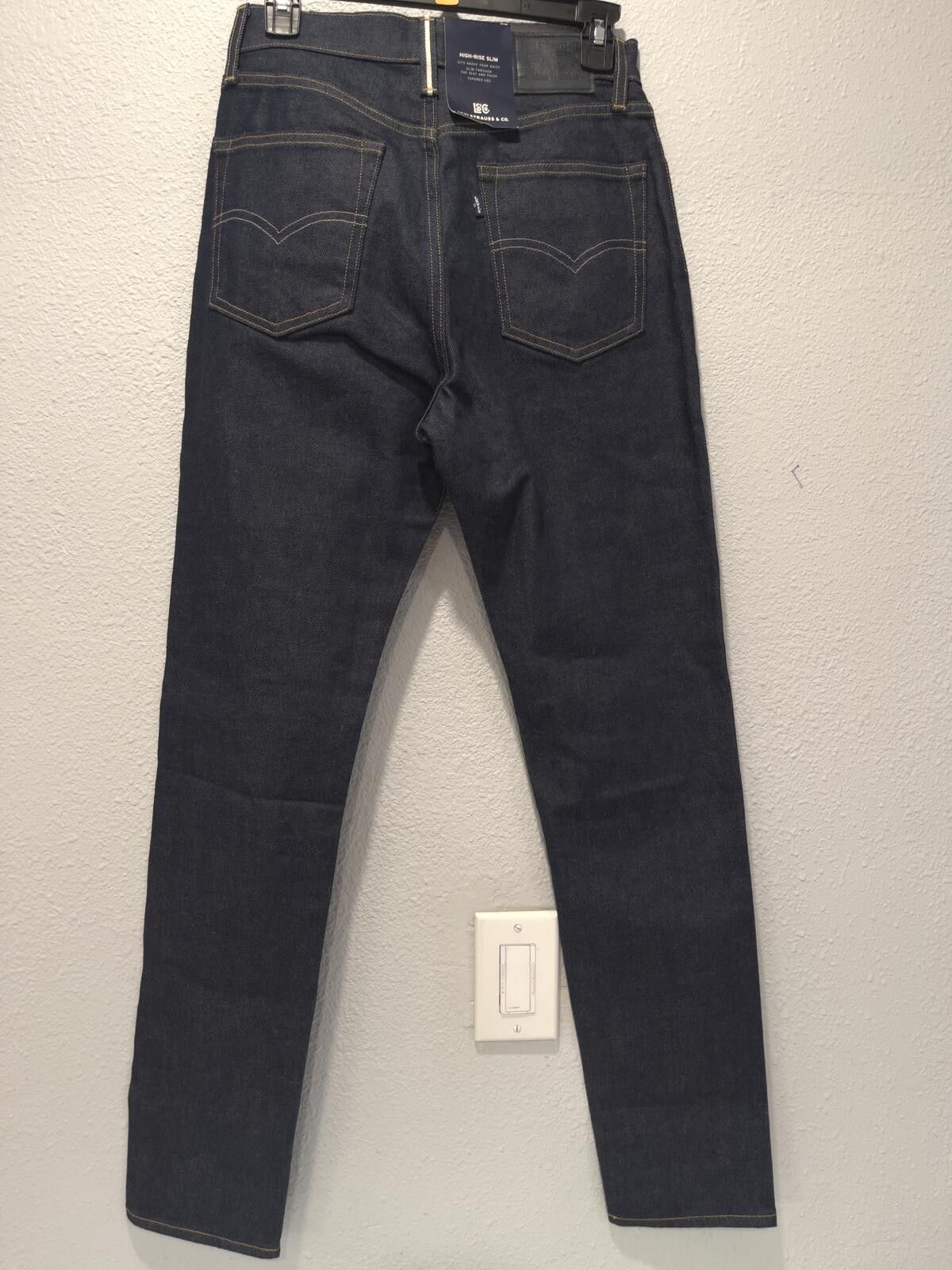 Levi's Levi's Japanese Selvedge High Rise Slim Jeans 27x31 NWT $248 Size 27" / US 4 / IT 40 - 2 Thumbnail