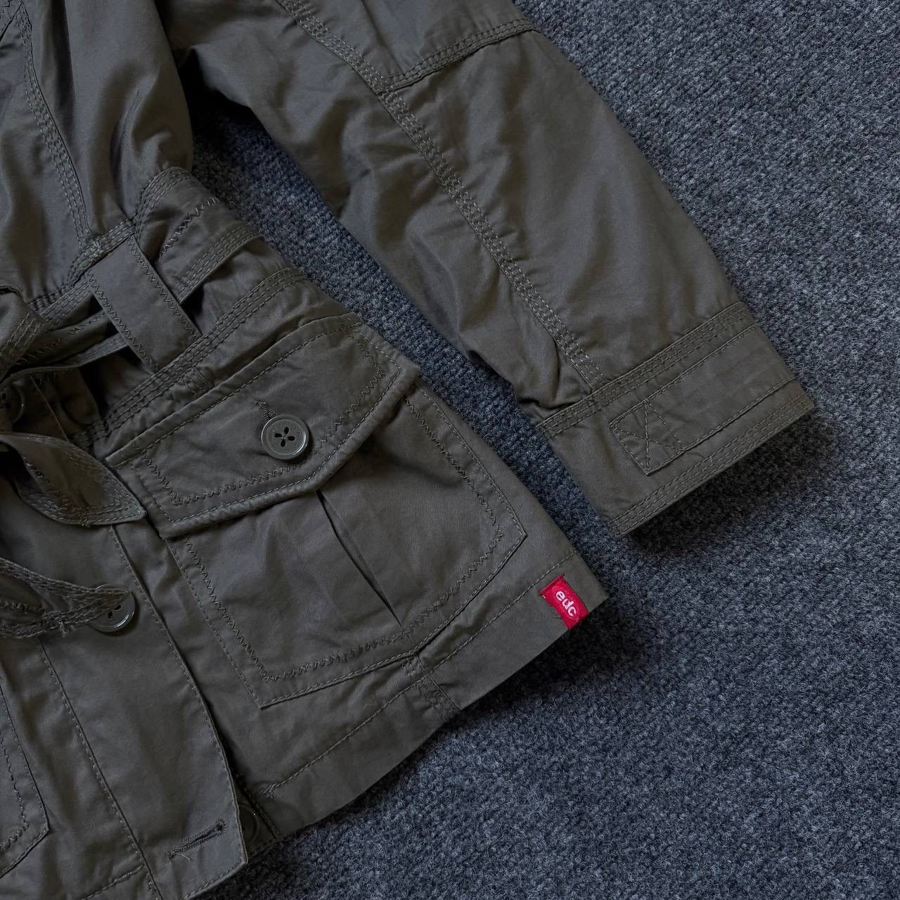 20471120 VTG Women’s EDS Trench Light Jacket Size M Y2K 00s USA Grung Size M / US 6-8 / IT 42-44 - 14 Thumbnail