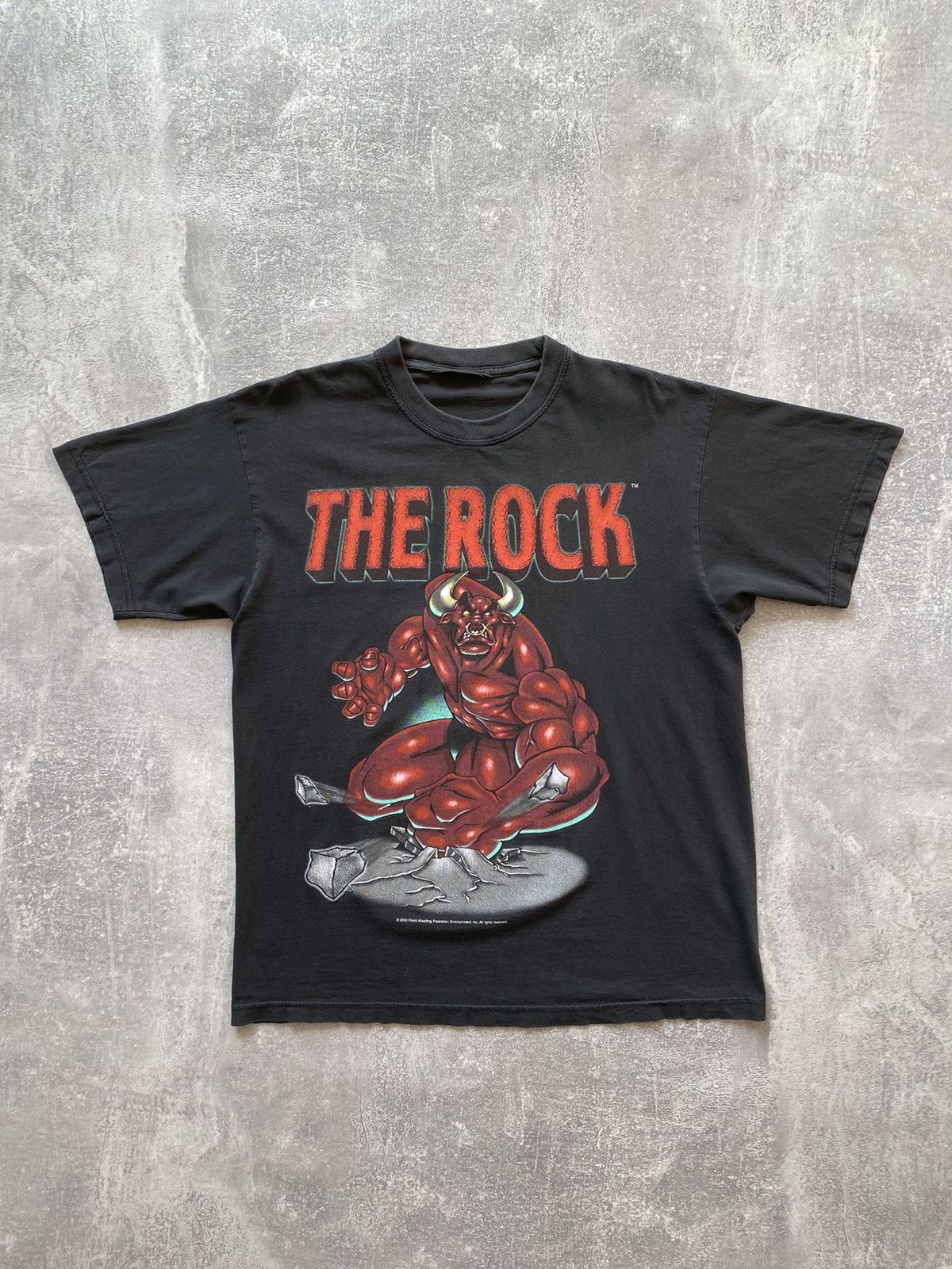 WWE Vintage 2000 The Rock Dwayne Johnson WWE Tee Shirt Size US M / EU 48-50 / 2 - 1 Thumbnail