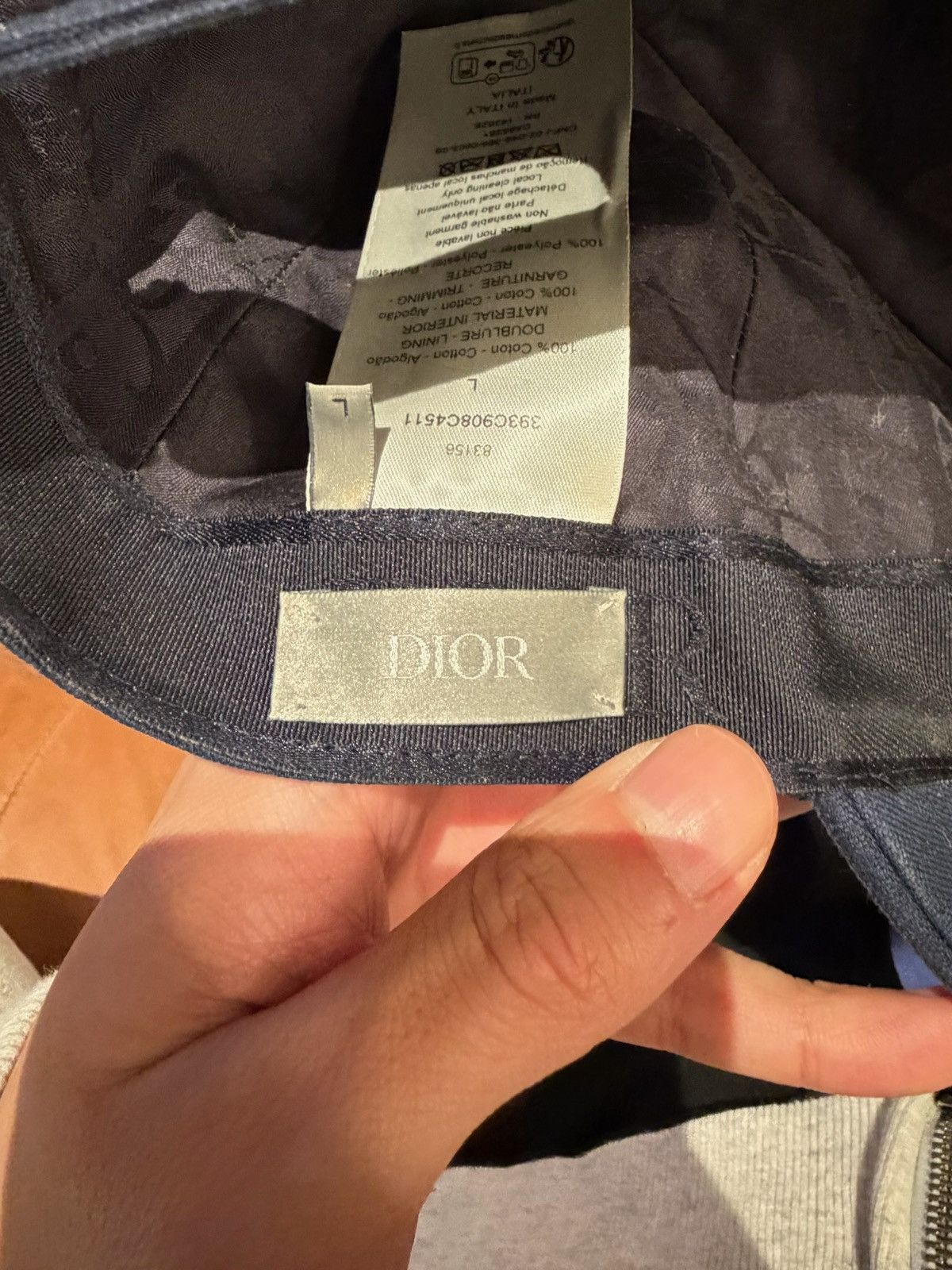 Dior RARE! Dior x Otani Workshop Logo Baseball Hat Size ONE SIZE - 7 Thumbnail