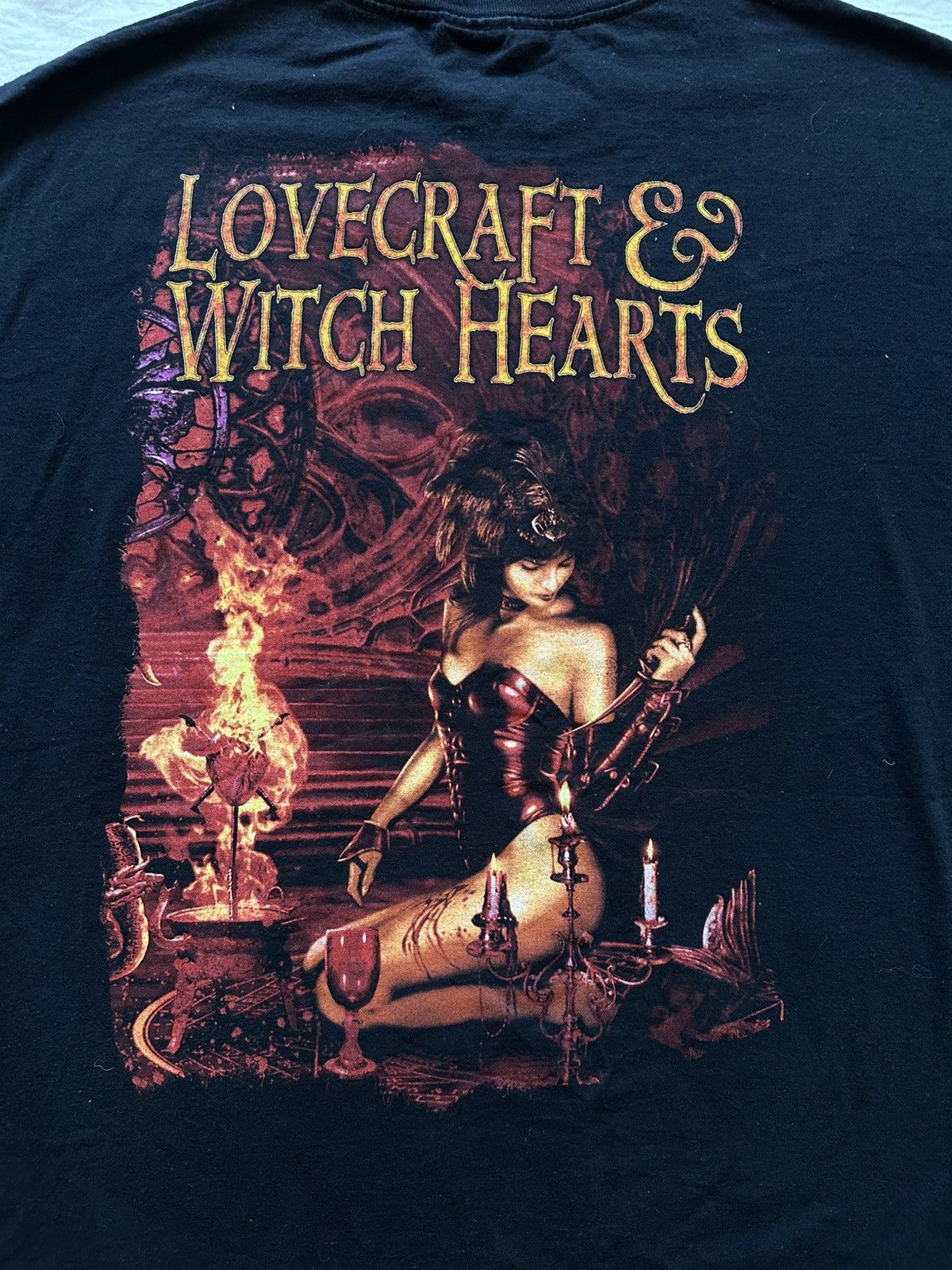 Band Tees Cradle of Filth Lovecraft & Witch Hearts 2002vintage t-shirt Size US XL / EU 56 / 4 - 5 Thumbnail