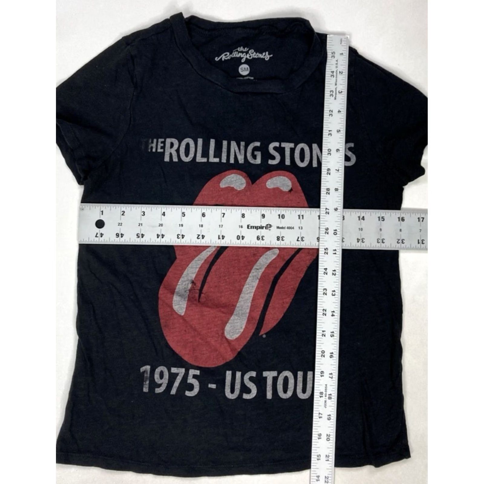Vintage The Rolling Stones T-Shirt Women Small Black Music Merch Crew Neck Short Sleeve VINTAGE Size S / US 4 / IT 40 - 5 Thumbnail