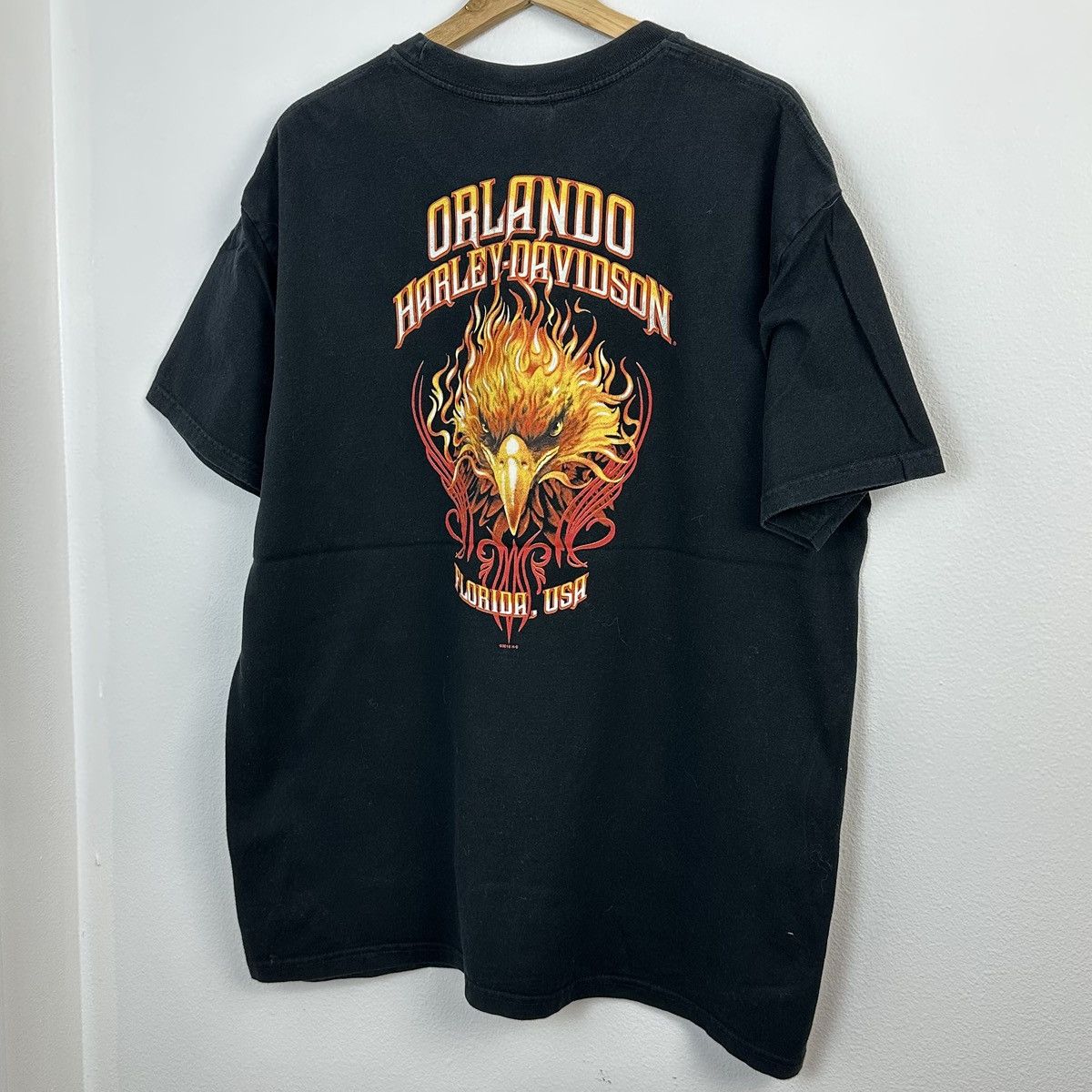 Harley Davidson × Vintage Vintage Harley Davidson T Shirt XL Orlando Florida Size US XL / EU 56 / 4 - 3 Thumbnail