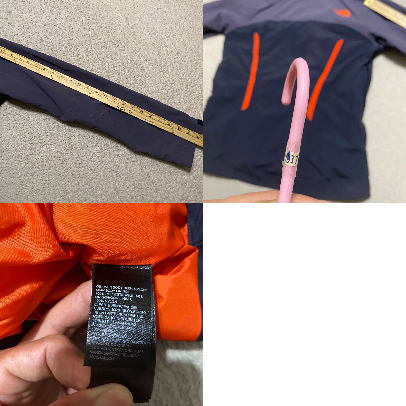 The North Face The North Face HyVent Jacket Womens Small Multicolor Colorblock Windbreaker Hood Size S / US 4 / IT 40 - 9 Thumbnail