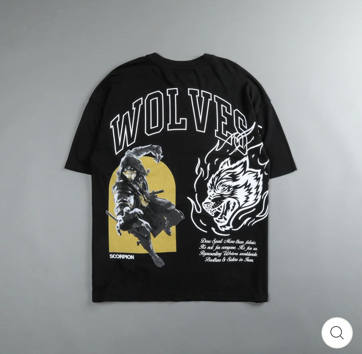 Darc Sport DARC SPORT X MORTAL KOMBAT SCORPION FIRE SHIRT Grailed