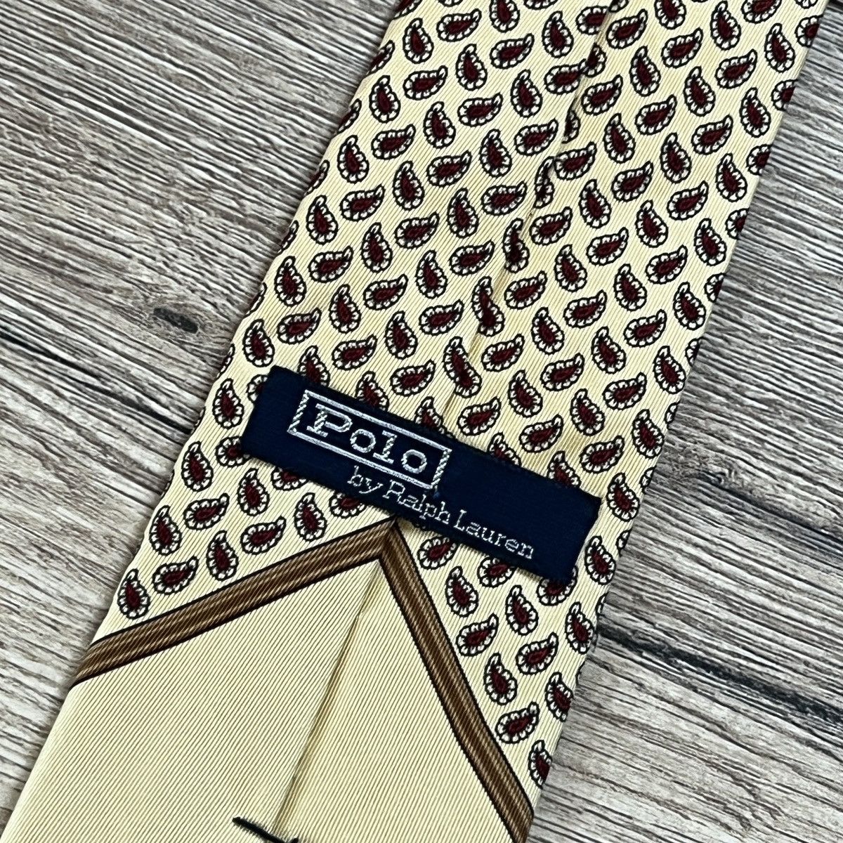 Polo Ralph Lauren 💥VINTAGE POLO RALPH LAUREN necktie silk tie Size ONE SIZE - 7 Thumbnail